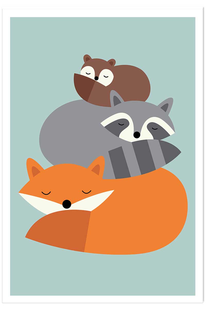 Affiche chill forest, HEXOA