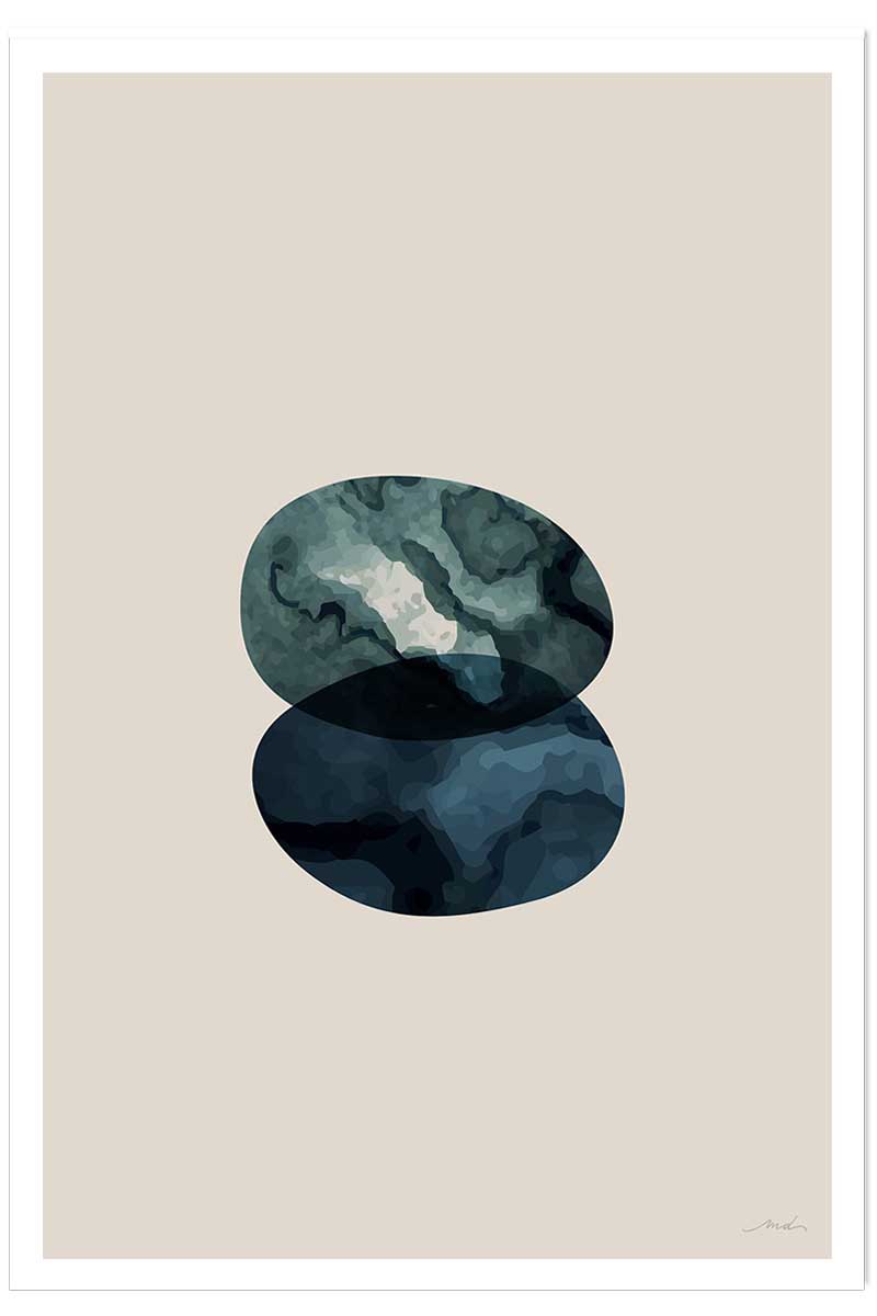 Affiche labradorite vertueuse, HEXOA