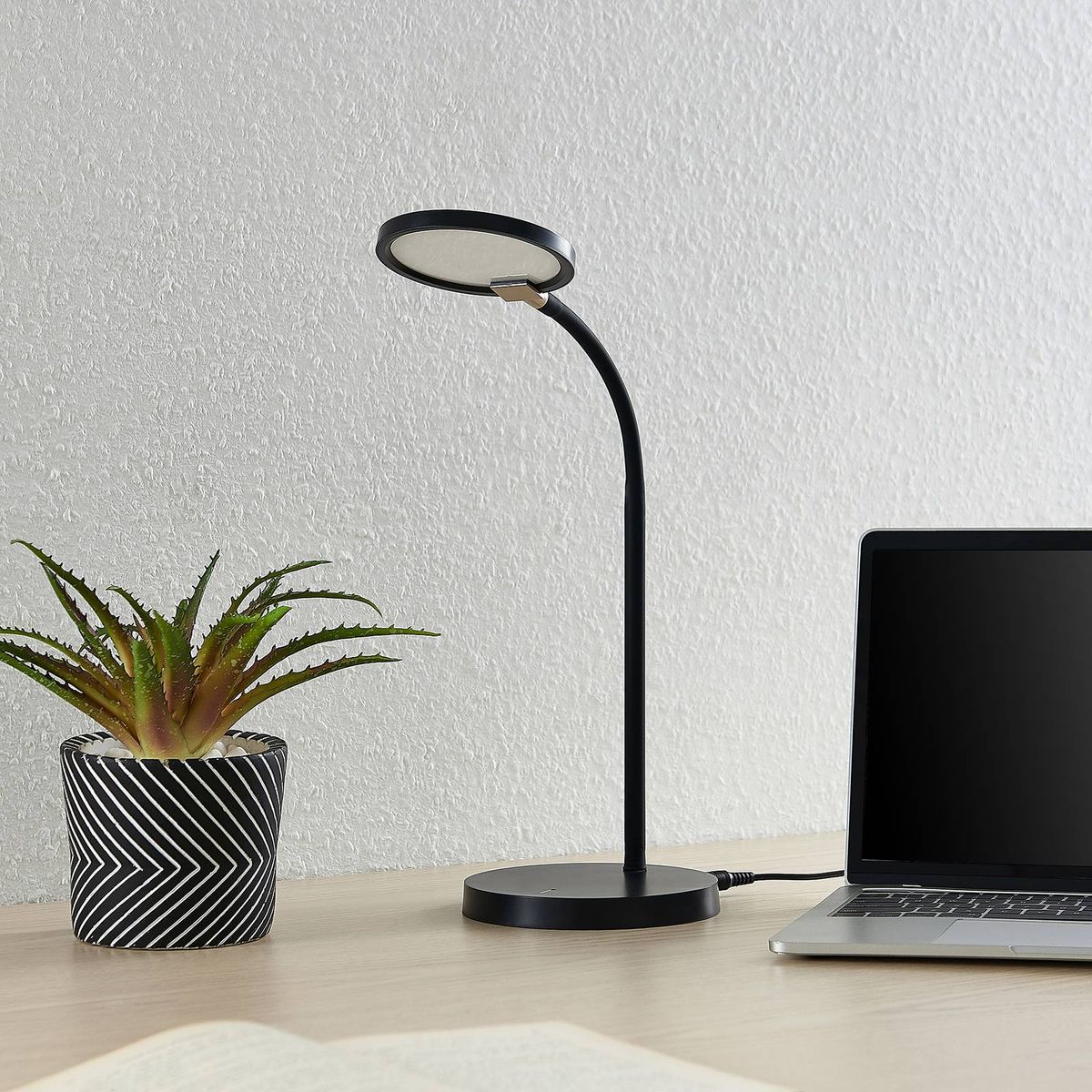 Aigostar Lampe de Table en Céramique, Moderne La…