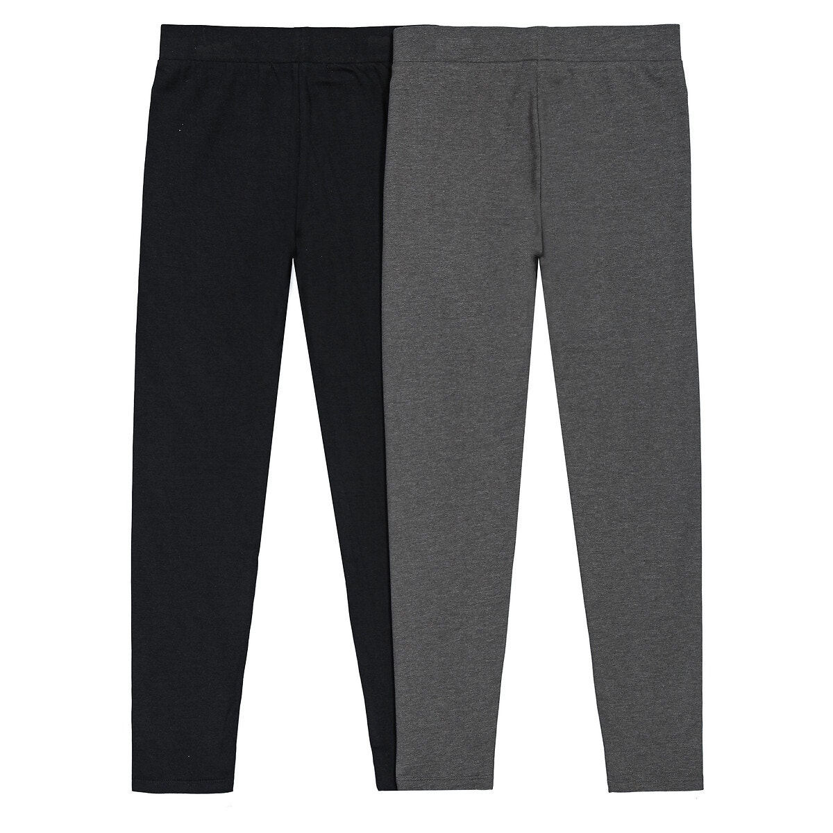 Lot de 2 leggings longs noir gris chin La Redoute Collections