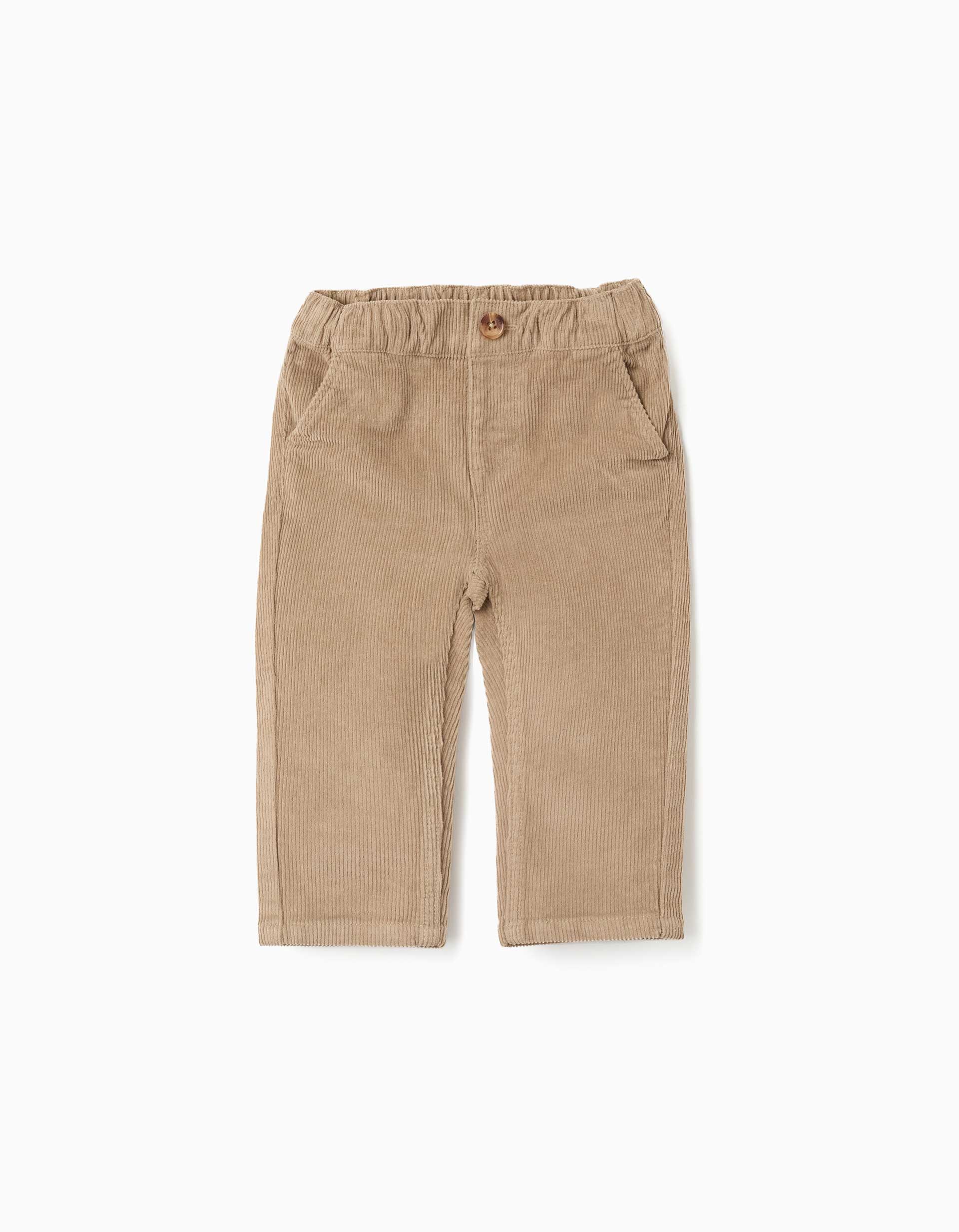 Pantalon chino à coupe droite en velours côtelé, ZIPPY
