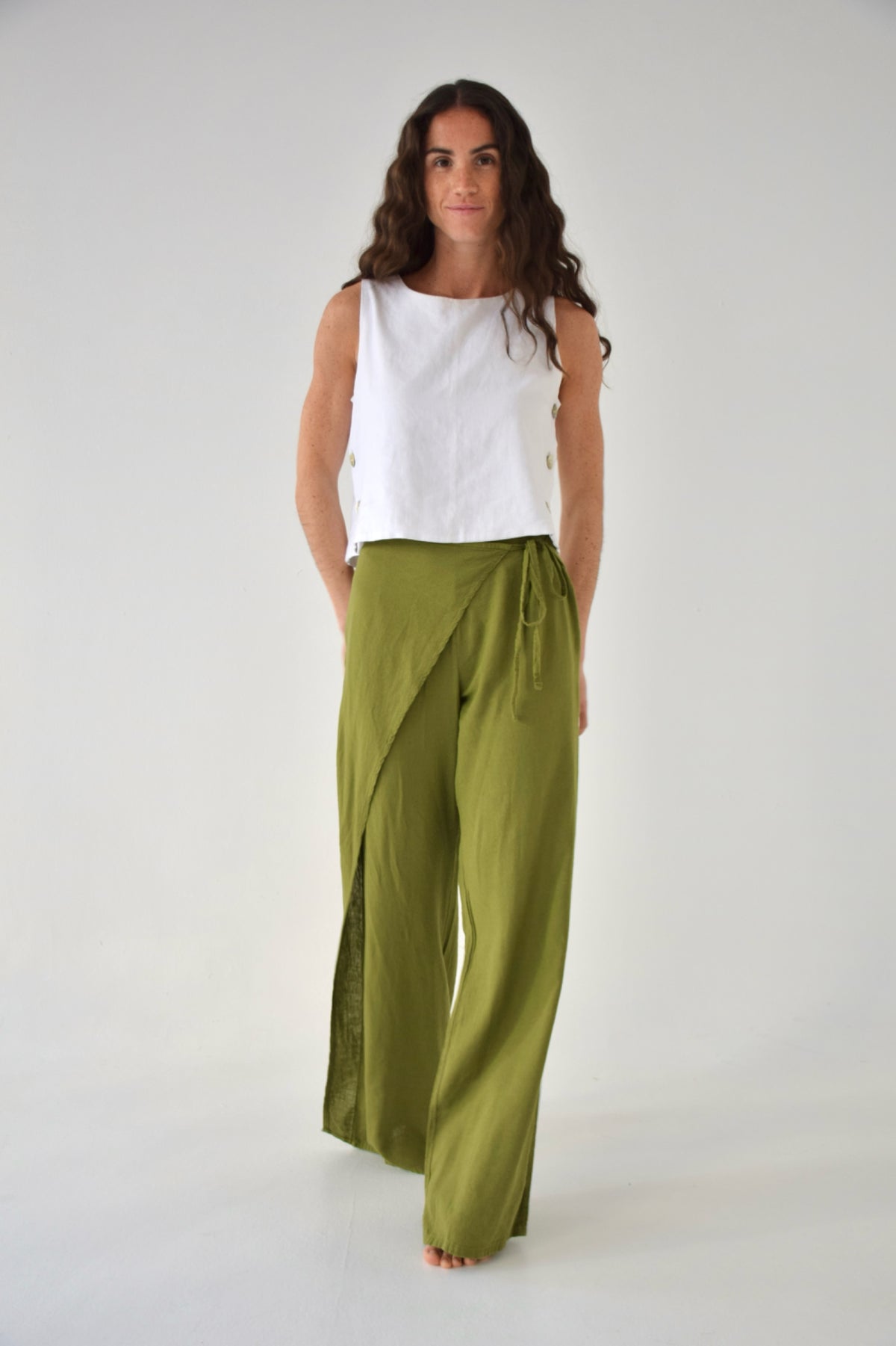 Pantalon large effet paréo CARLOTA, MINDTRAVELER