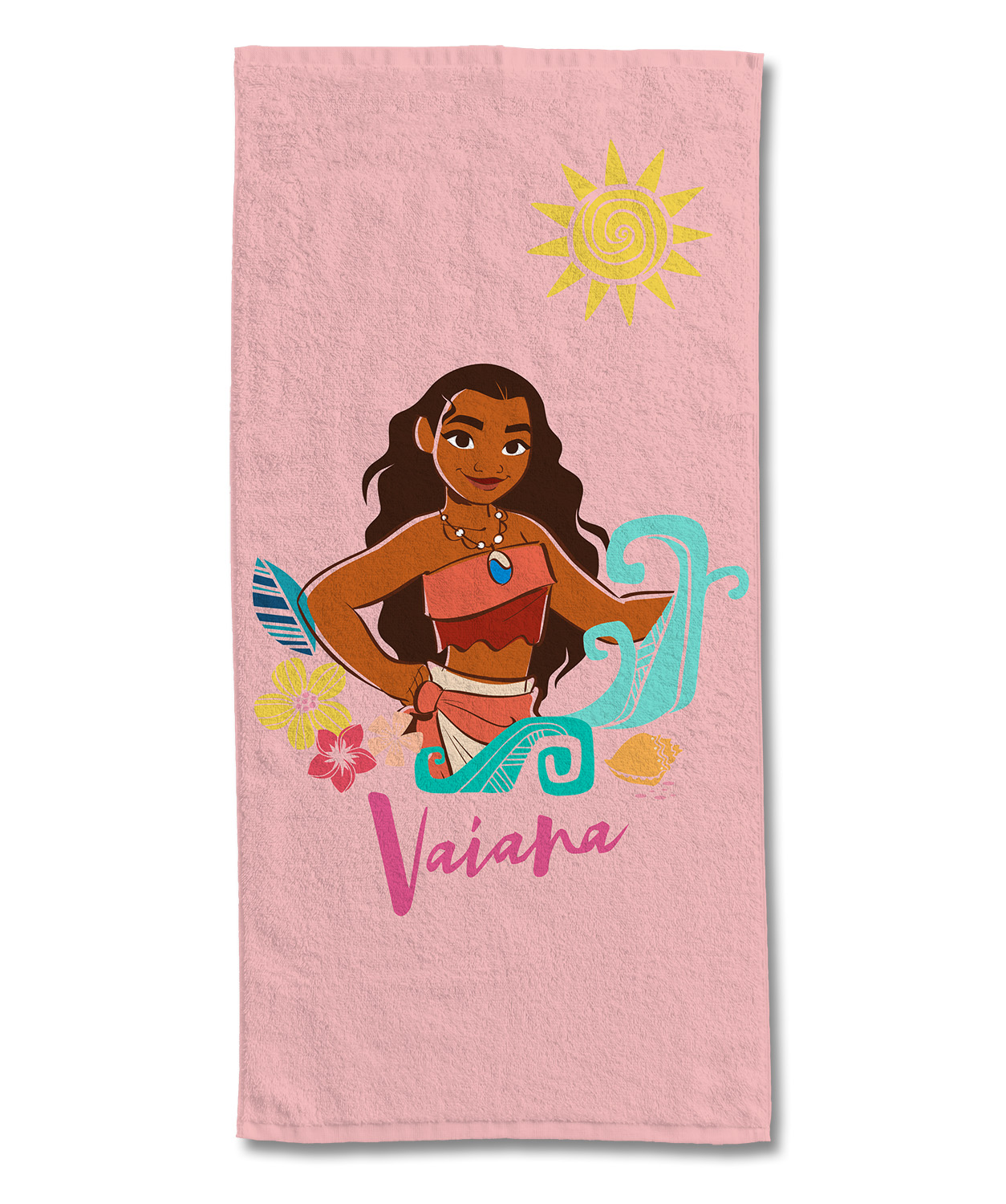 Serviette de plage coton, VAIANA PLAGE, DISNEY