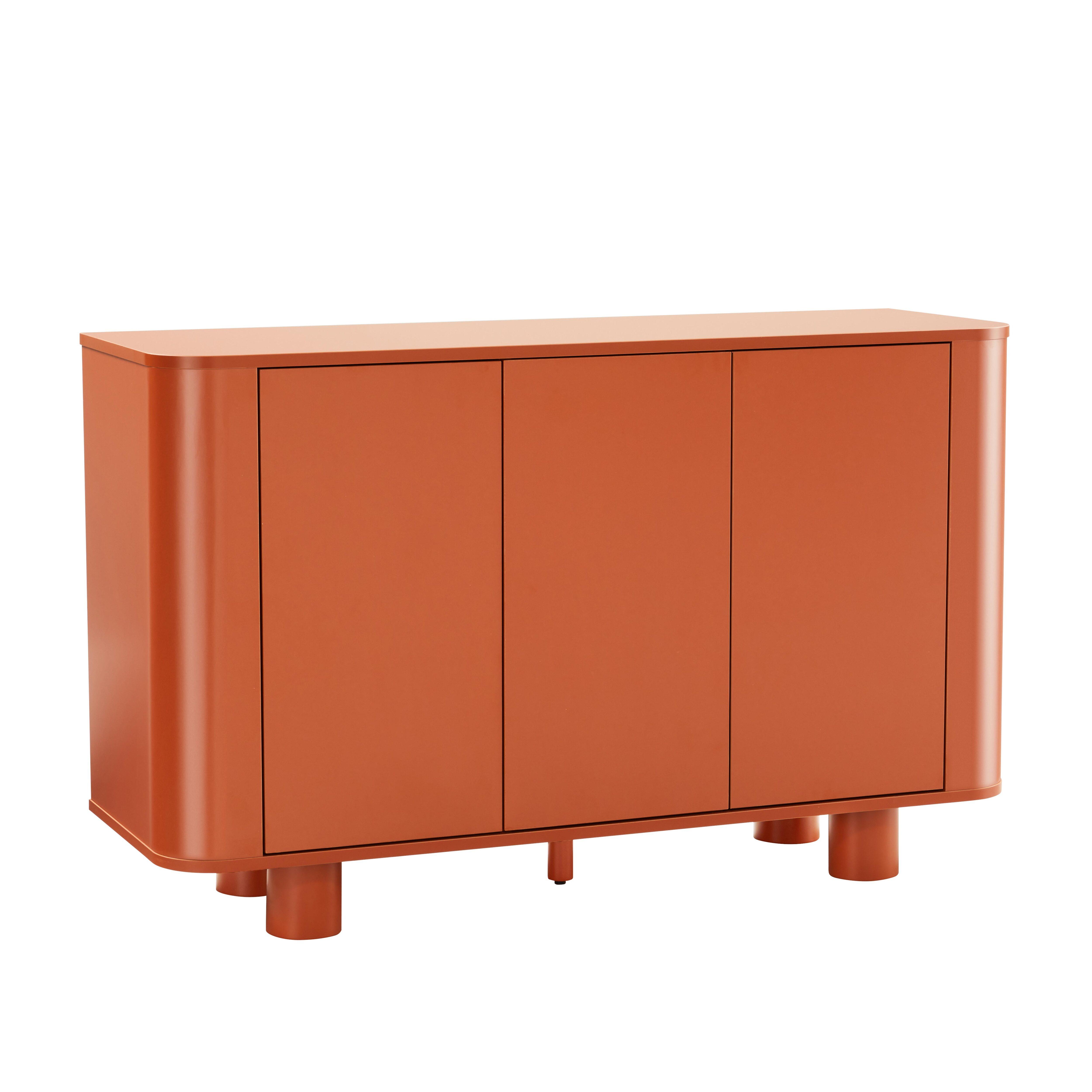 Buffet orange 3 portes 120 cm, DARIO, OVIALA