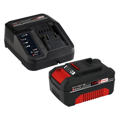 Power X-Change Battery & Charger Starter Kit (18V 4,0Ah) - Red EINHELL