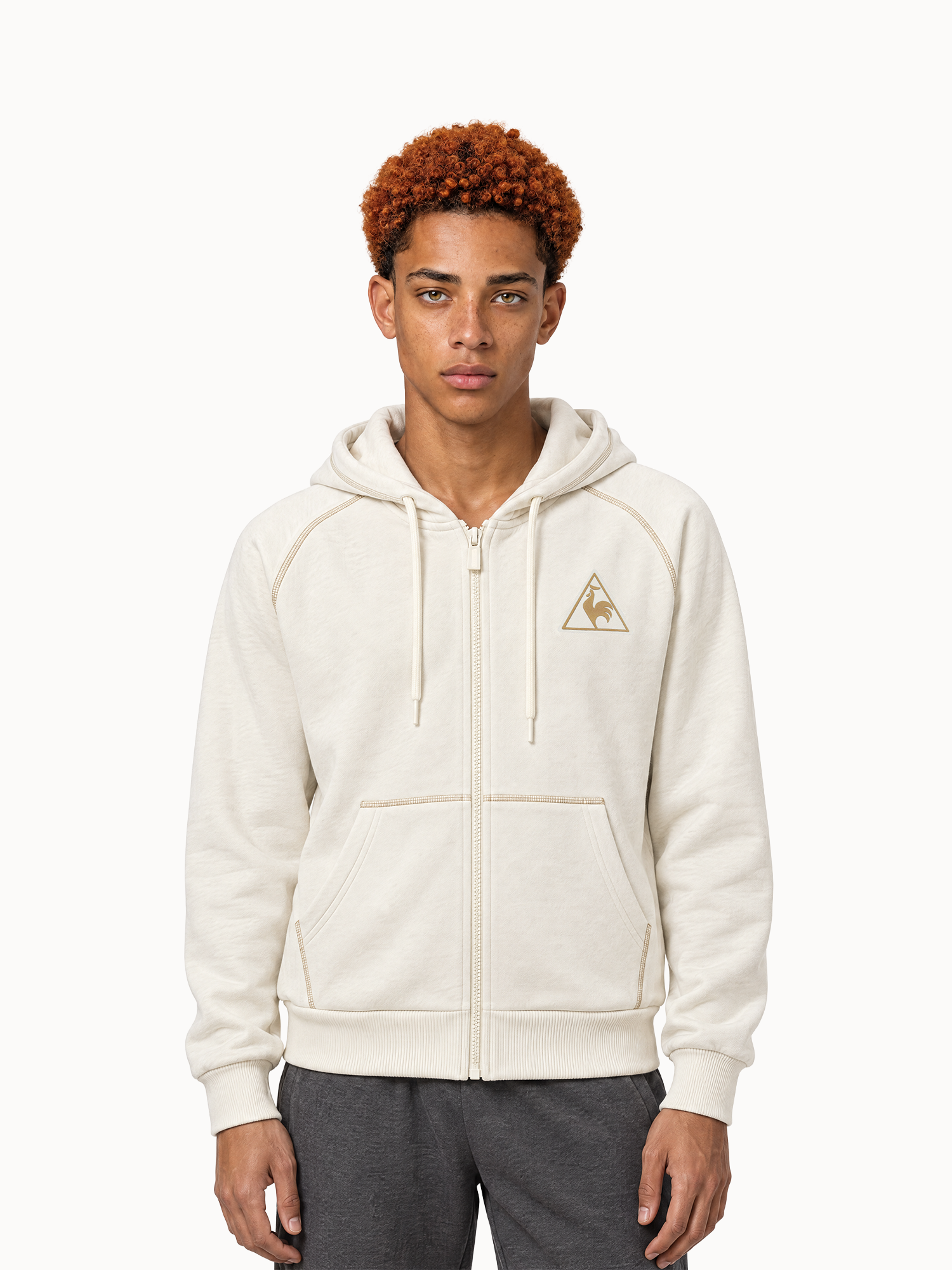 Veste zippée à capuche Le Coq Sportif x Maradona en molleton LCS CUP, LE COQ SPORTIF