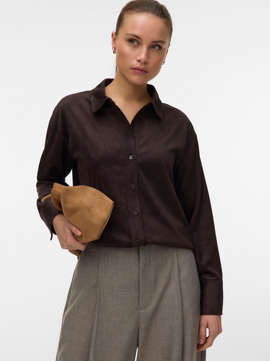 Chemise en suédine, VERO MODA