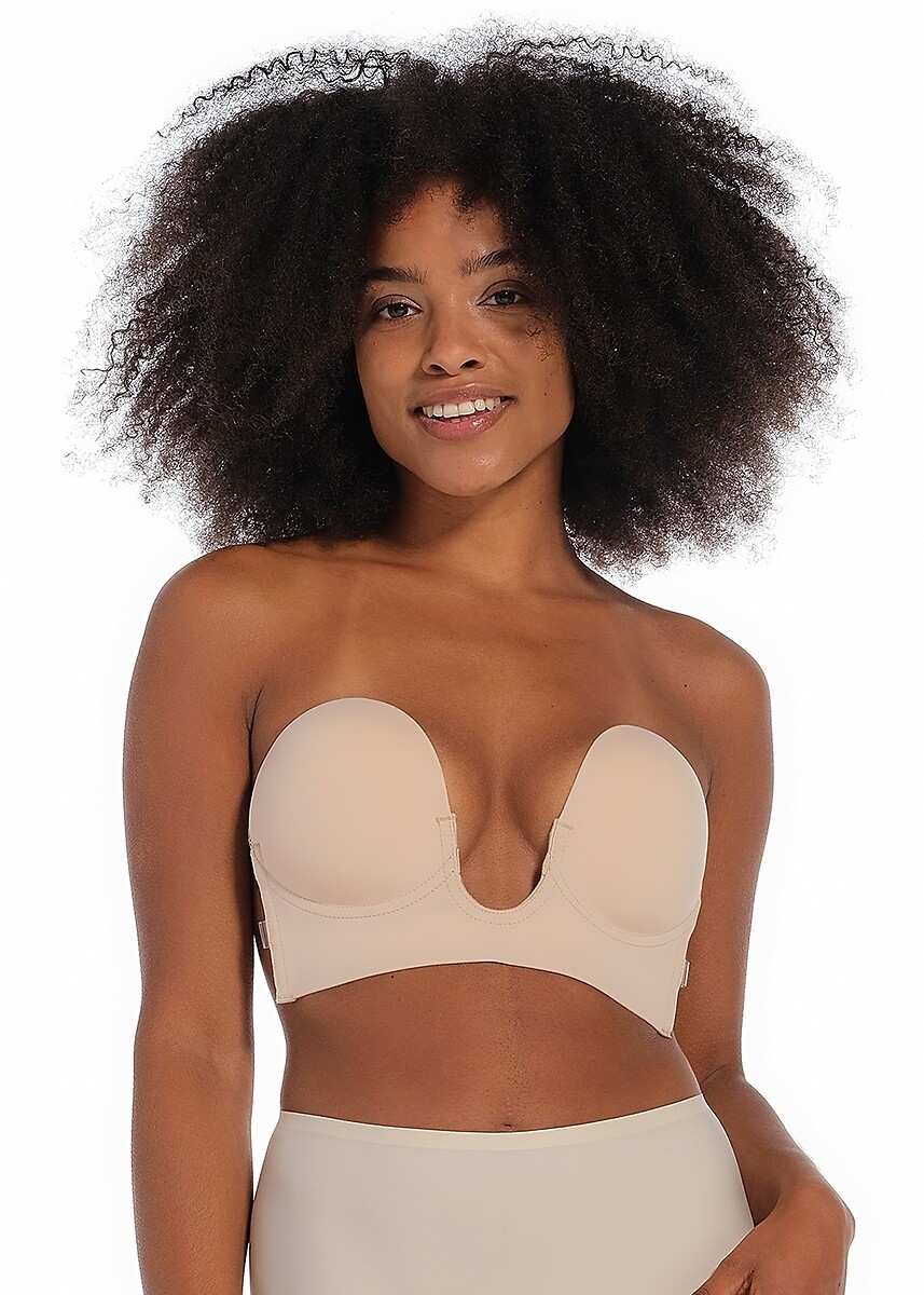 Soutien-gorge bandeau en microfibre
