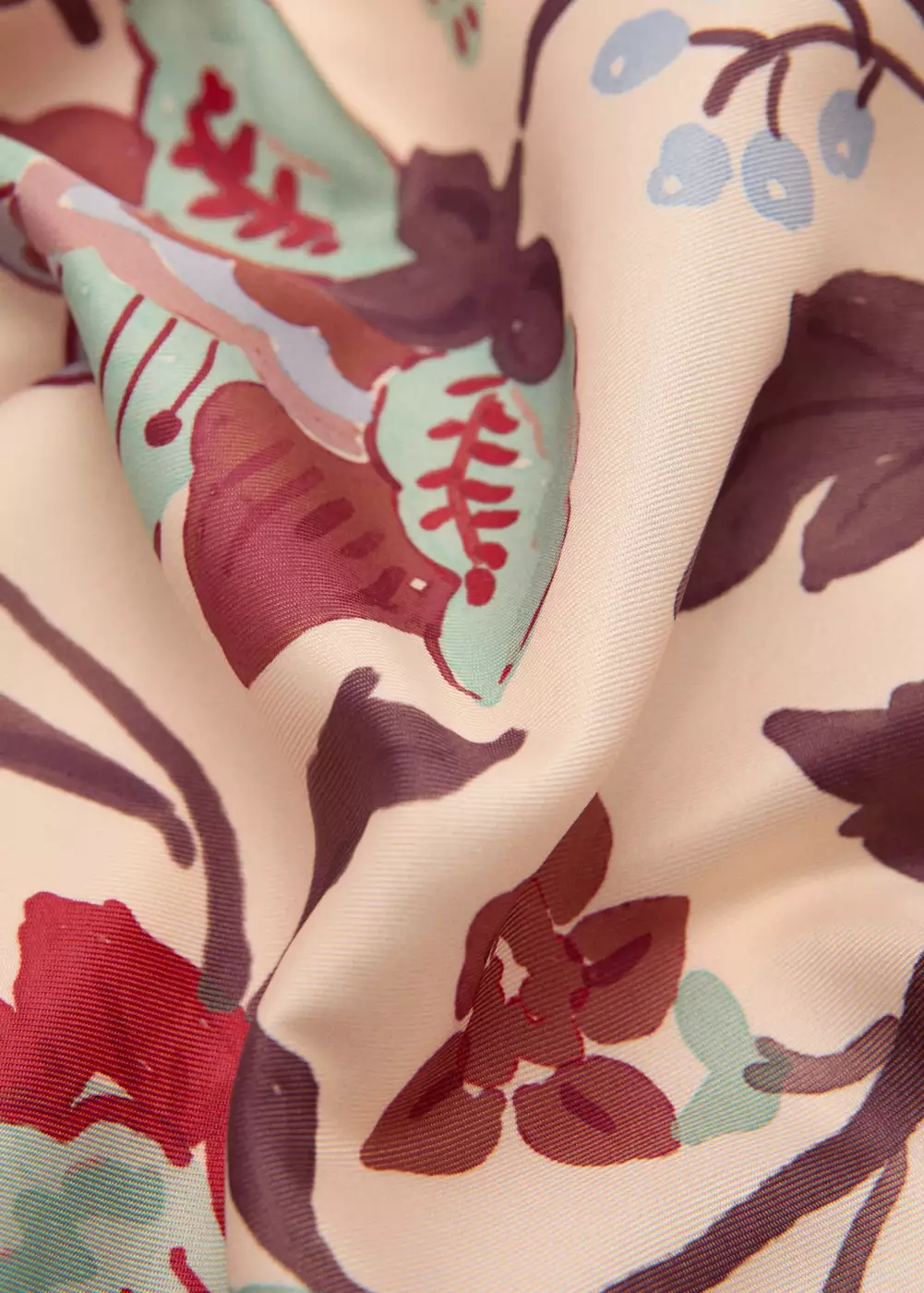 Foulard à fleurs, MANGO