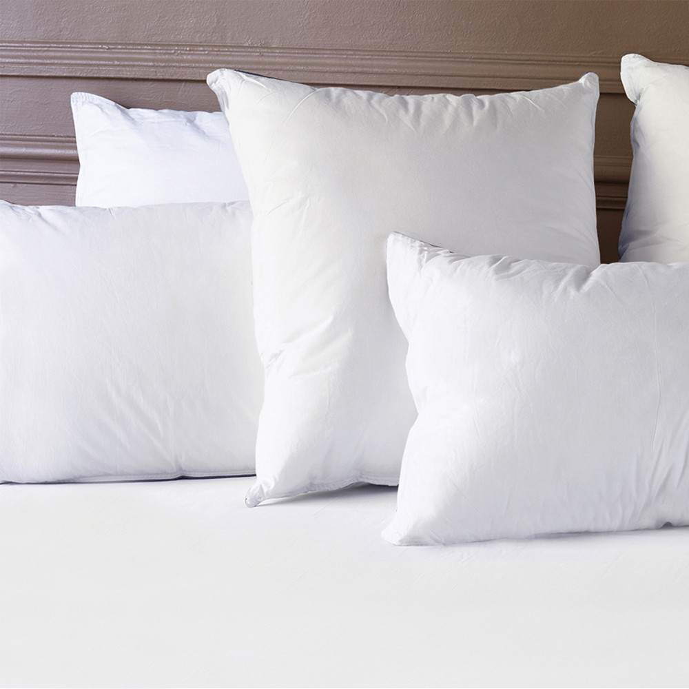 Oreiller fibres naturelles blanc Alpage confort moelleux, GARNIER THIEBAUT