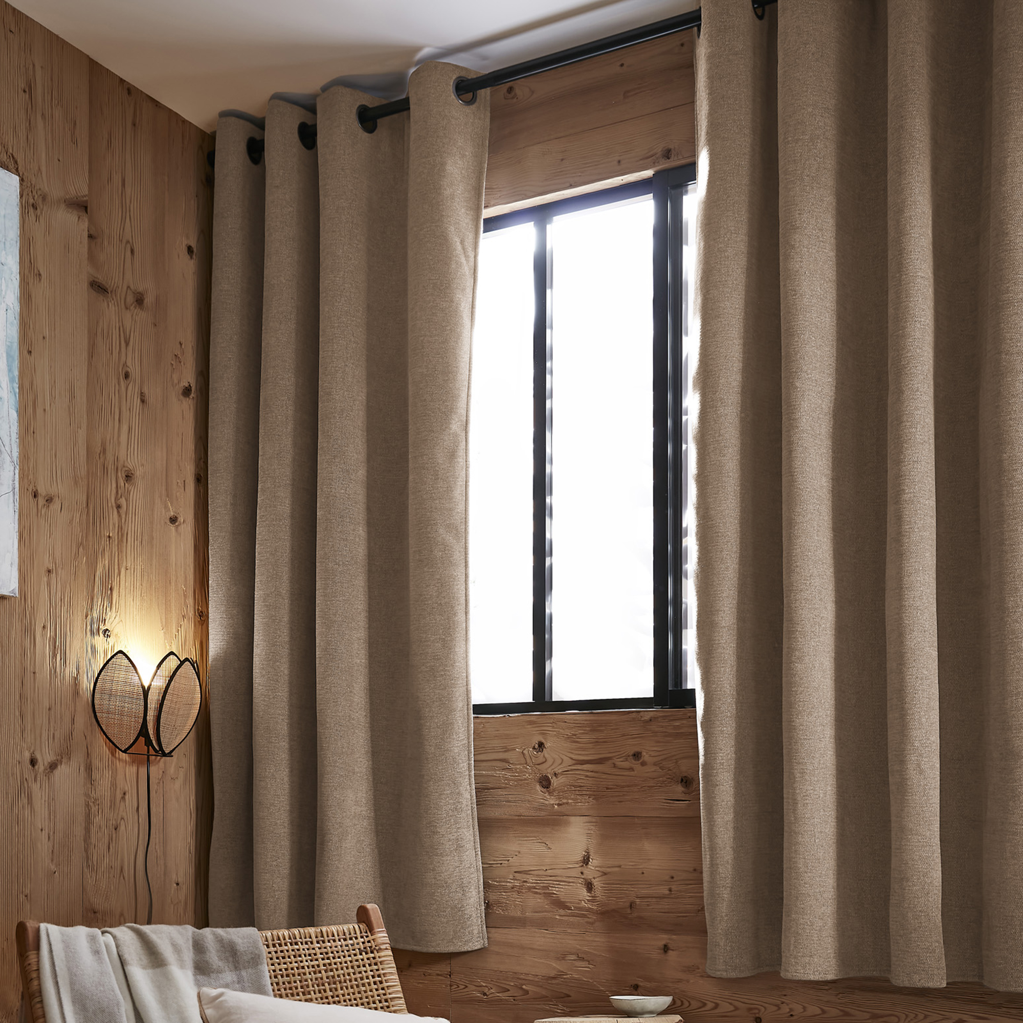 Rideau occultant polaire 140x240 cm Polyester Minuit, EDEN