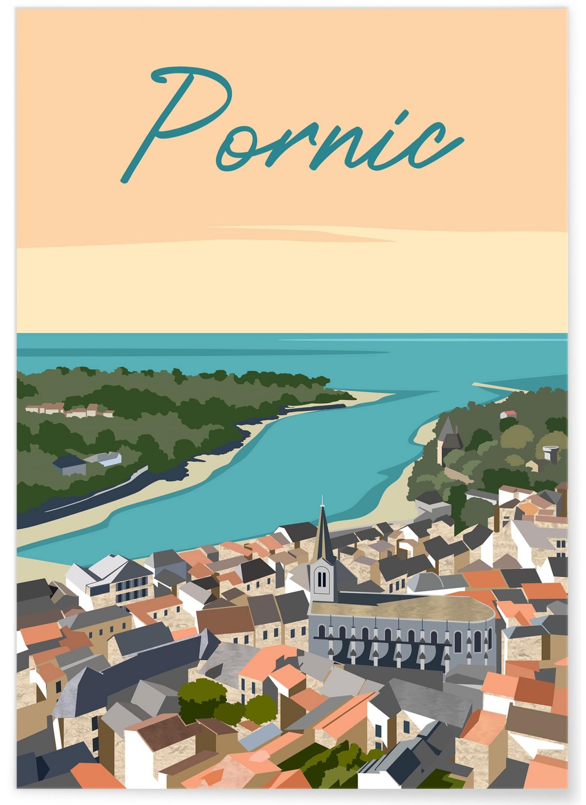 Affiche ville Pornic 2, L'AFFICHERIE