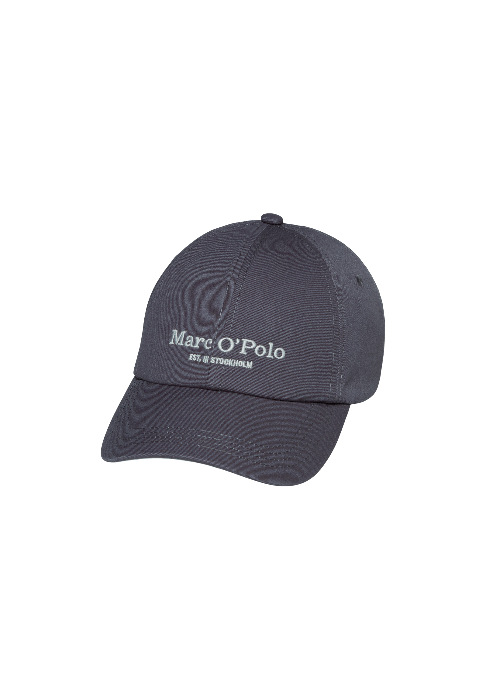 Casquette avec logo en sergé de coton bio de haute qualité, MARC O'POLO