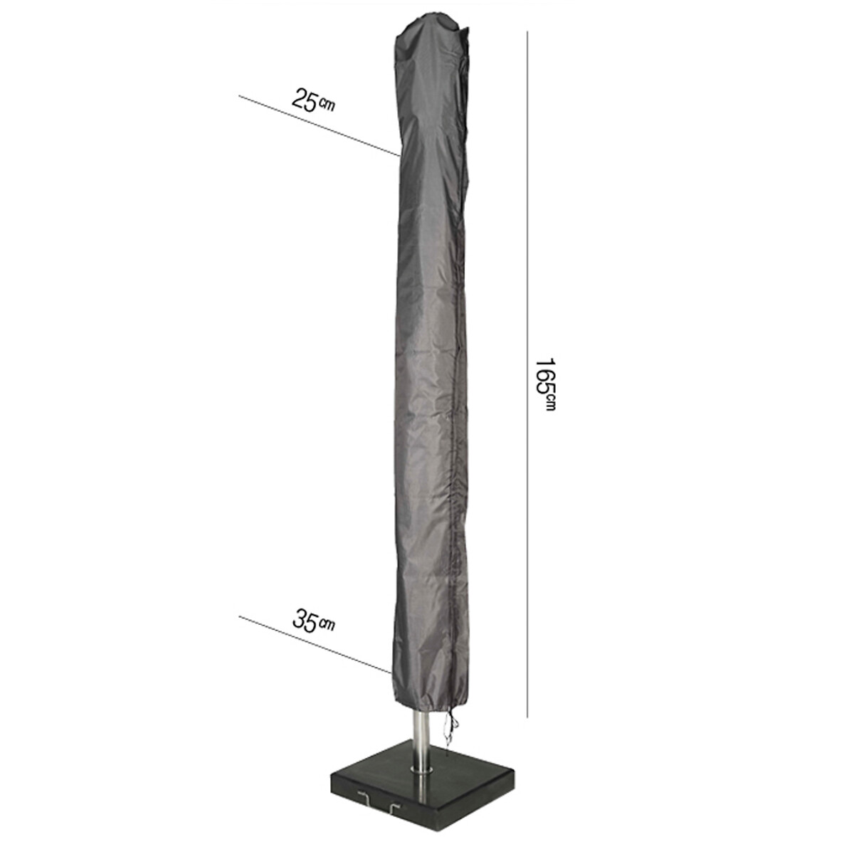 Garden Parasol Cover 165x35cm, AEROCOVER