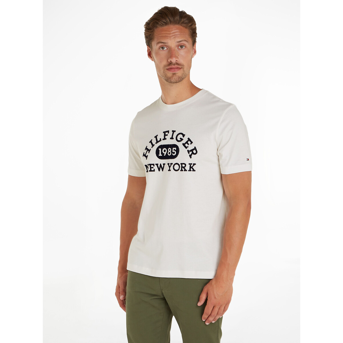 Tommy t-shirt, runder ausschnitt Redoute Monotype Hilfiger La | collegiate