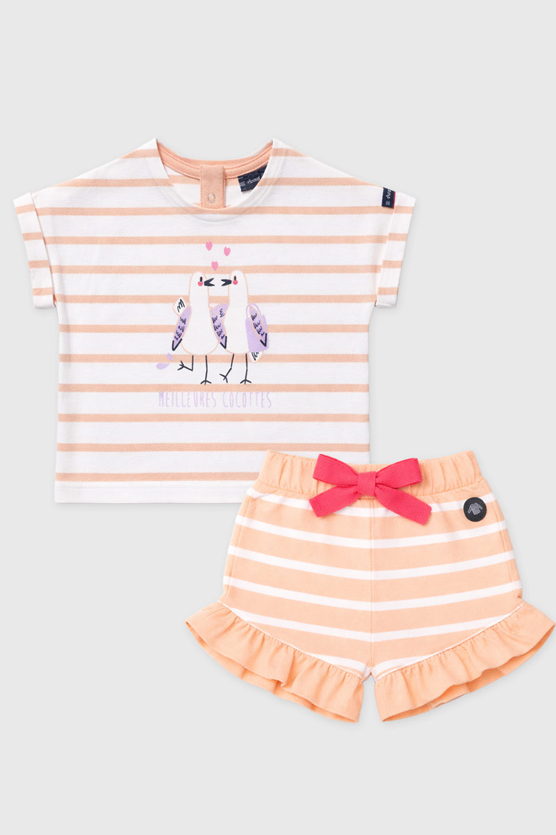 Pyjama rayé Baby - coton léger, ARMOR-LUX