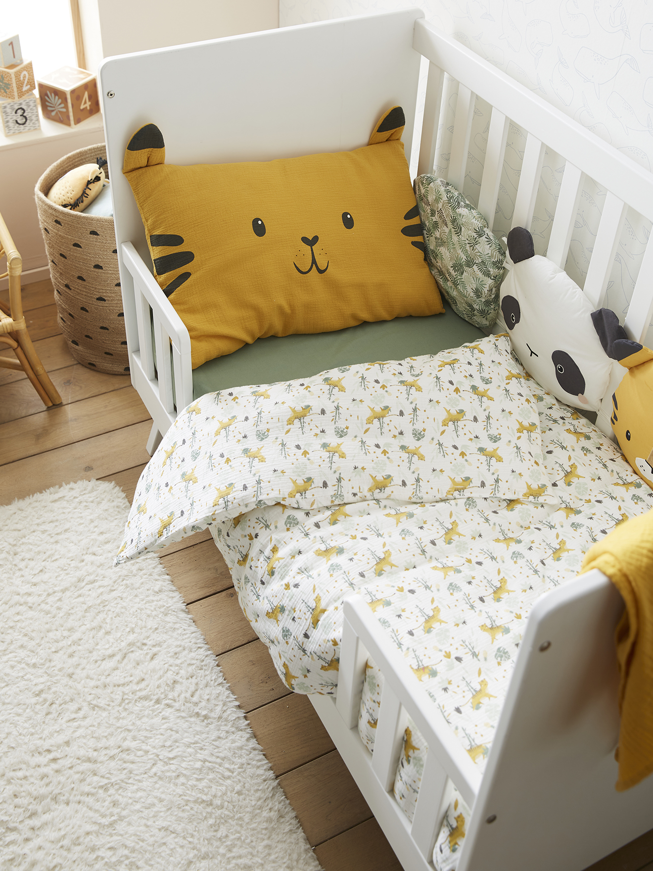 Housse de couette en gaze de coton HANOÏ, VERTBAUDET
