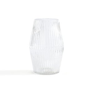 Vase verre rainuré forme cylindre H25 cm, Afa LA REDOUTE INTERIEURS image