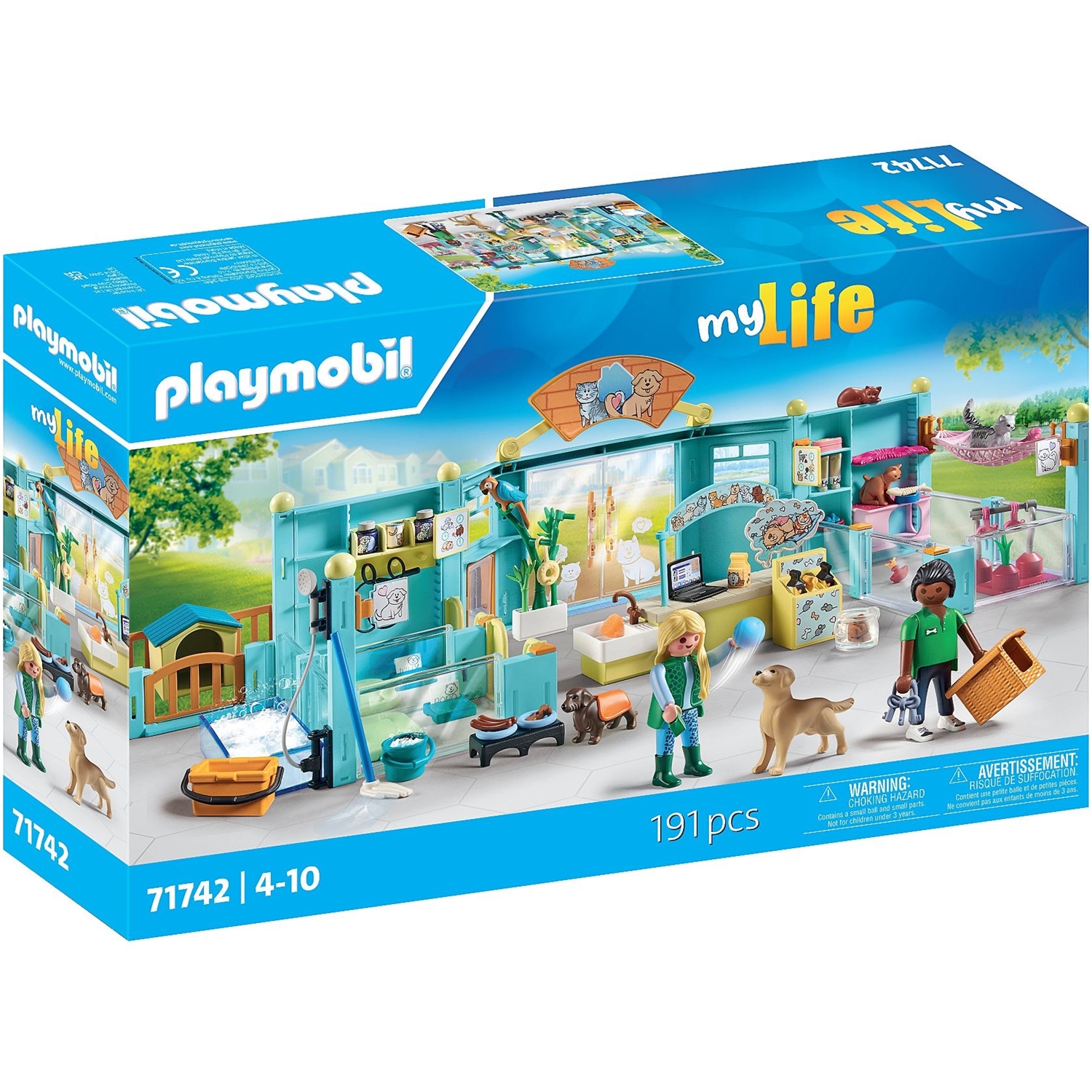 Hôtel des animaux : soigneurs, chiens et chats, PLAYMOBIL