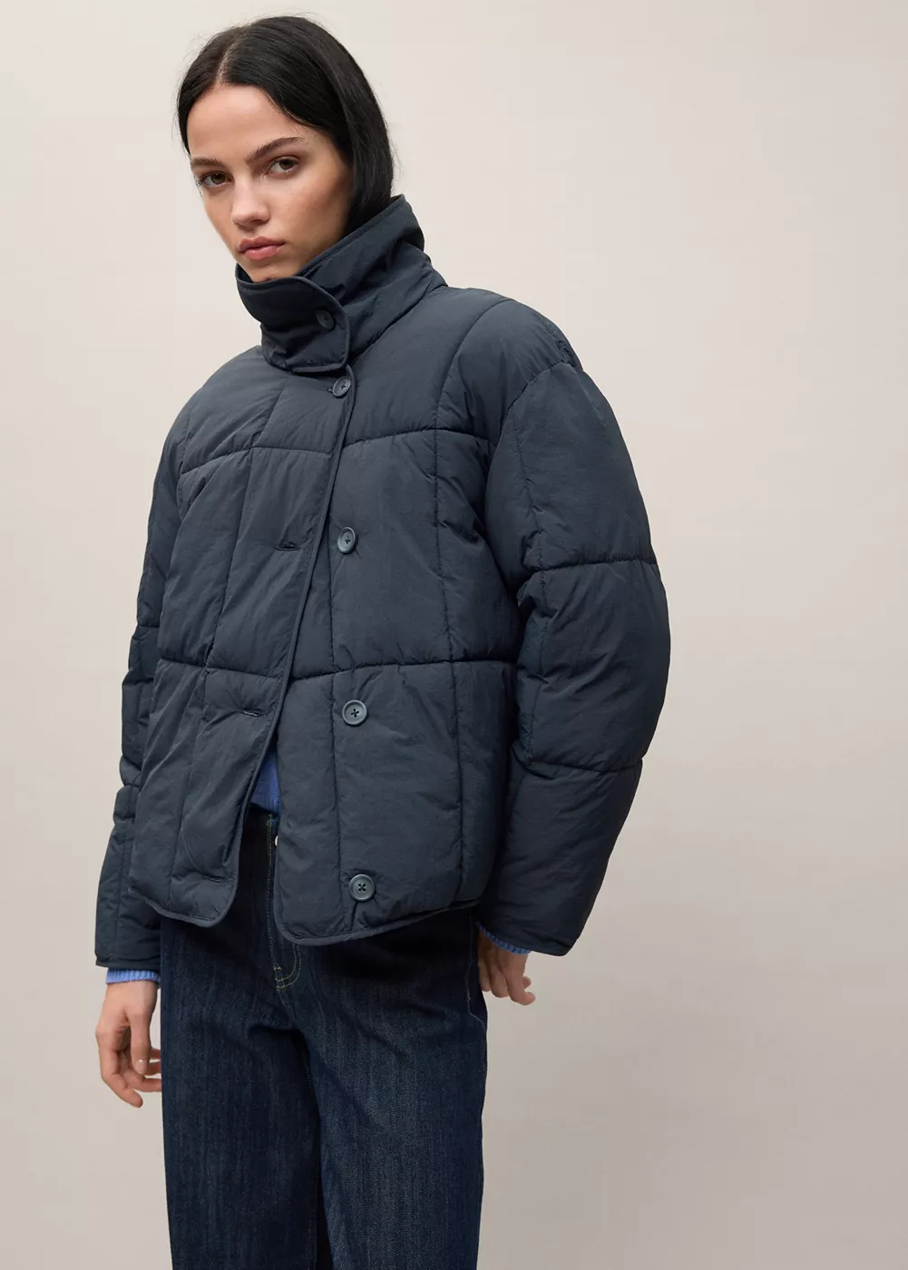 Anorak matelassé boutons, MANGO TEEN