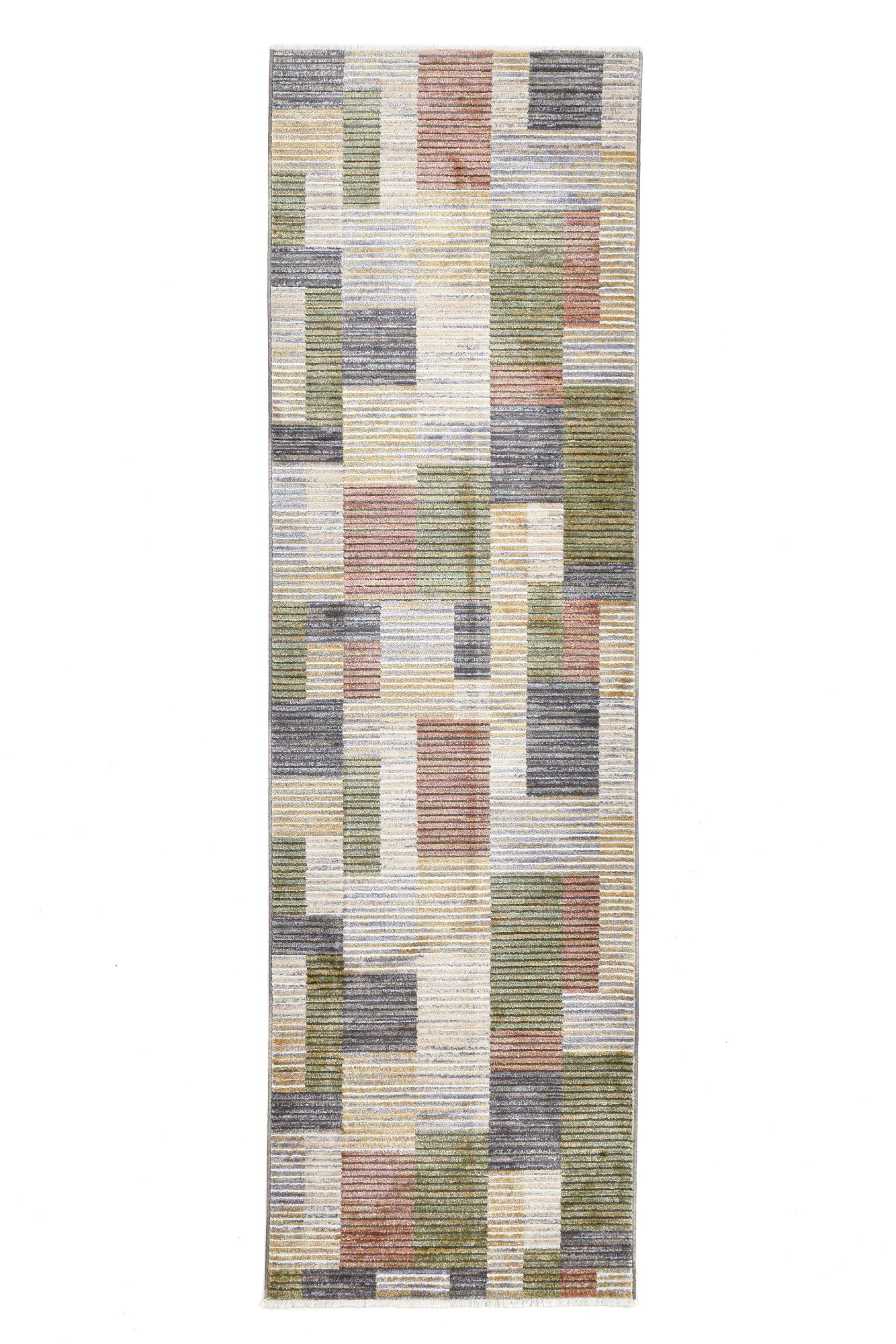 Tapis tissé en patch design et en look kort - CORDULETTA, GINO FALCONE