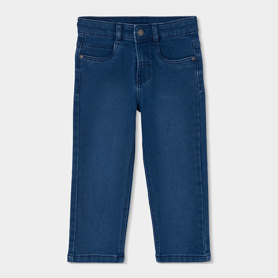 Pantalon garçon denim élastique, BOBOLI