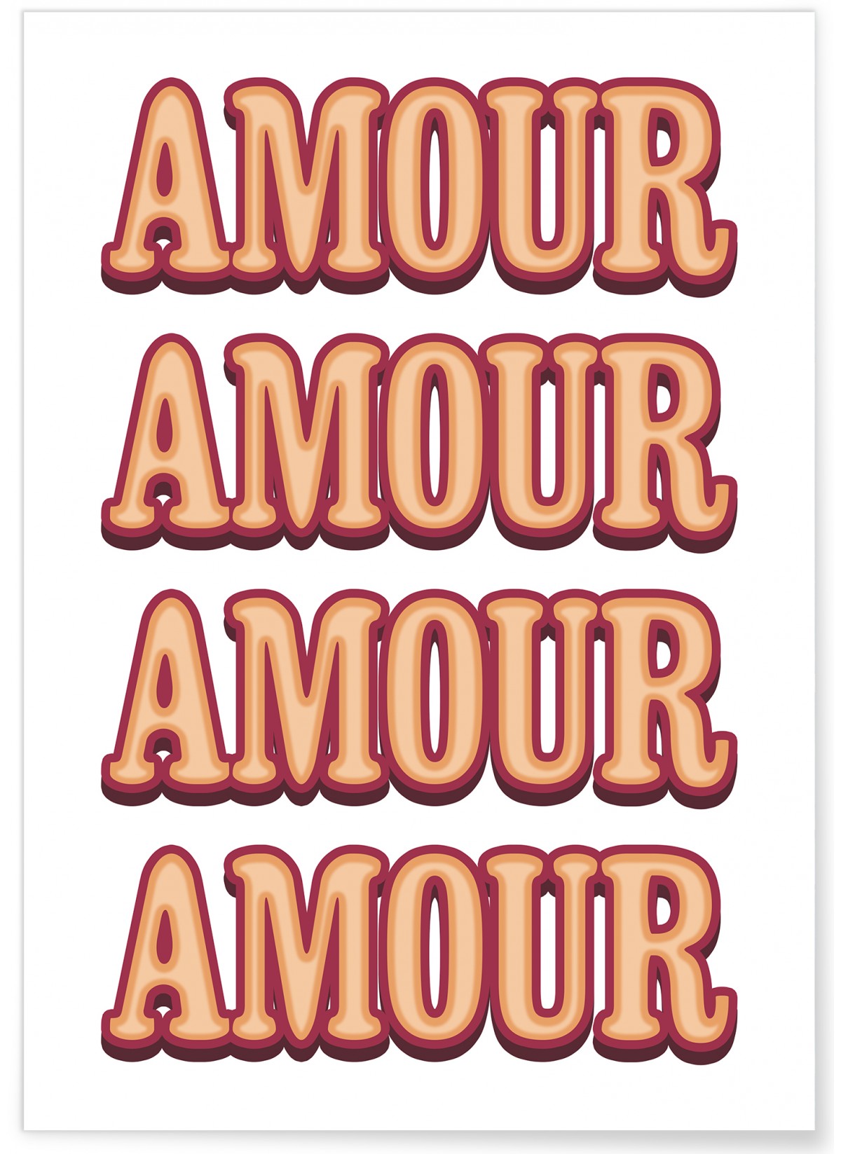 Affiche Amour, L'AFFICHERIE