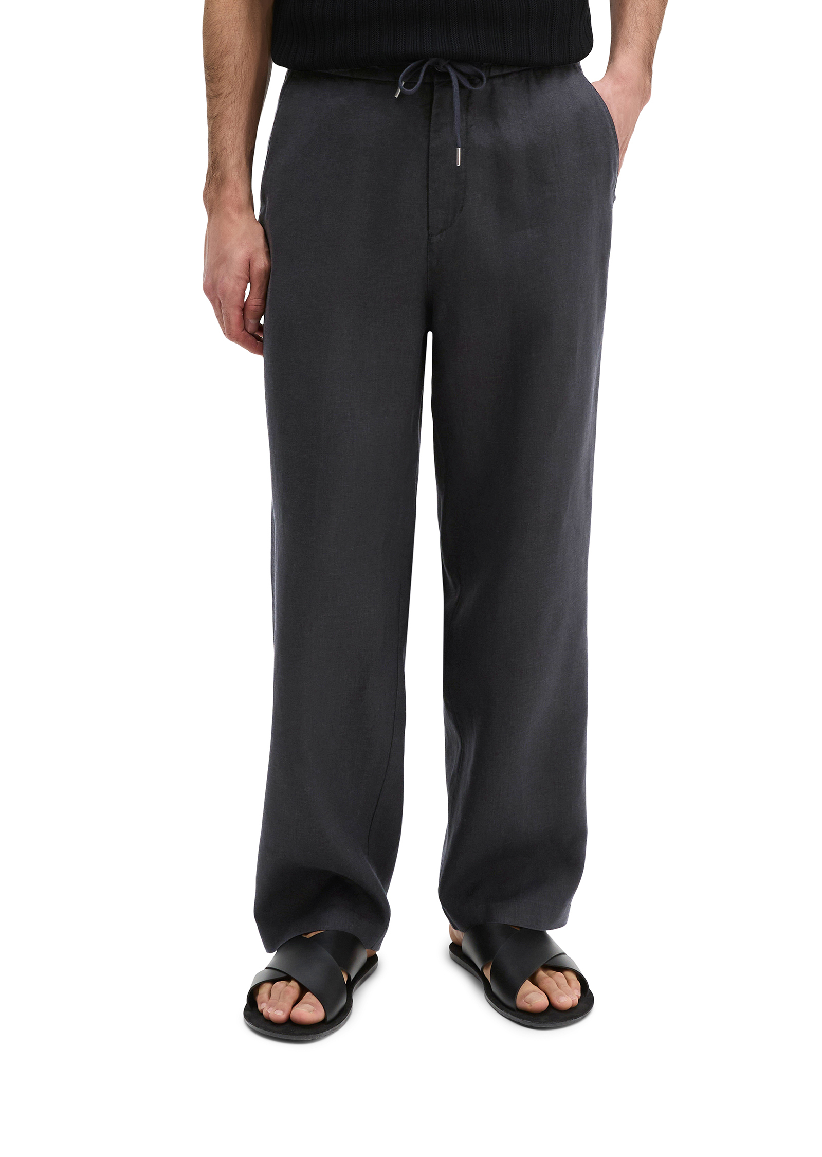 Pantalon Modèle Mossbo Jogger loose en lin fin, MARC O'POLO