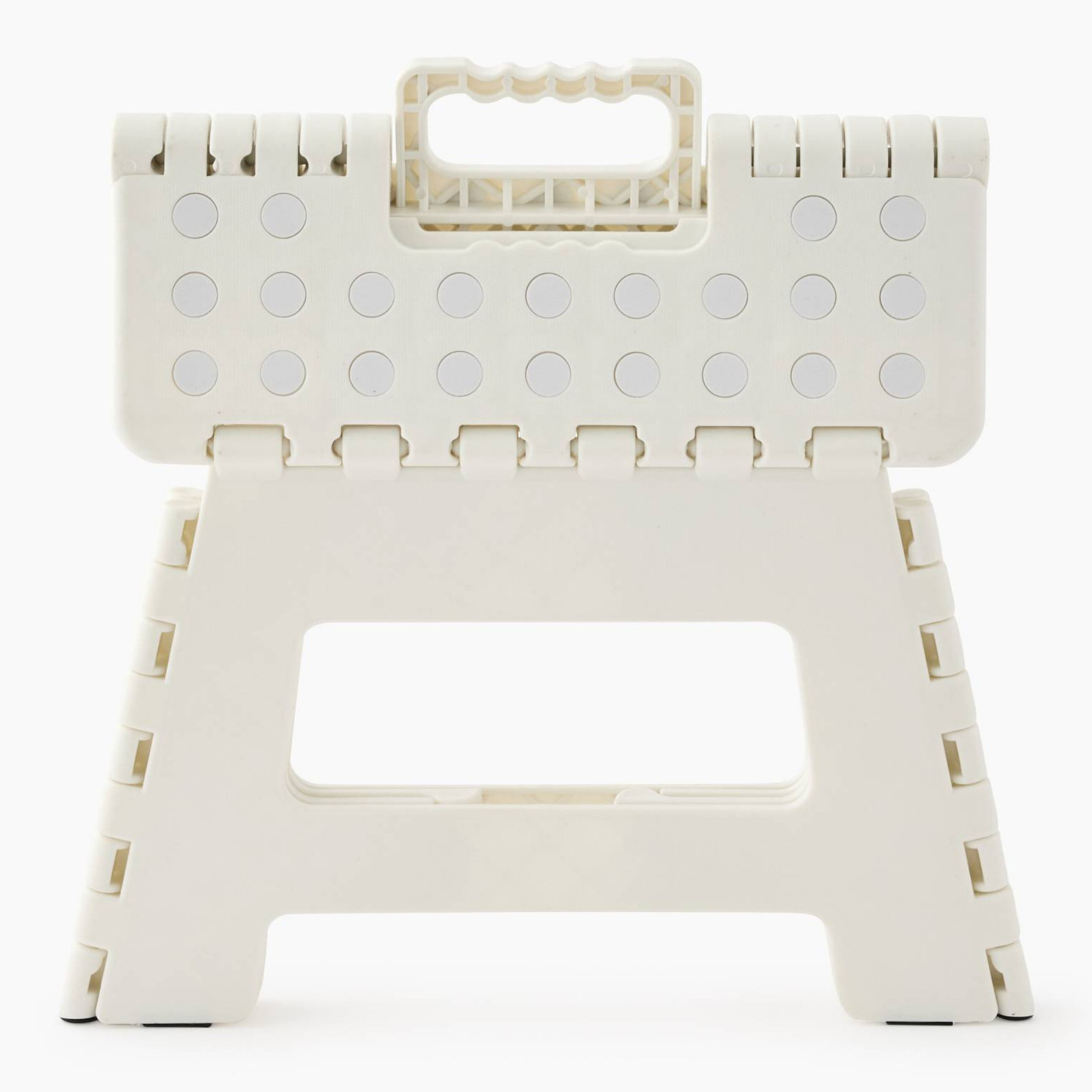 Marchepied pliable 1 niveau - Acier - Noir et blanc - Vivezen