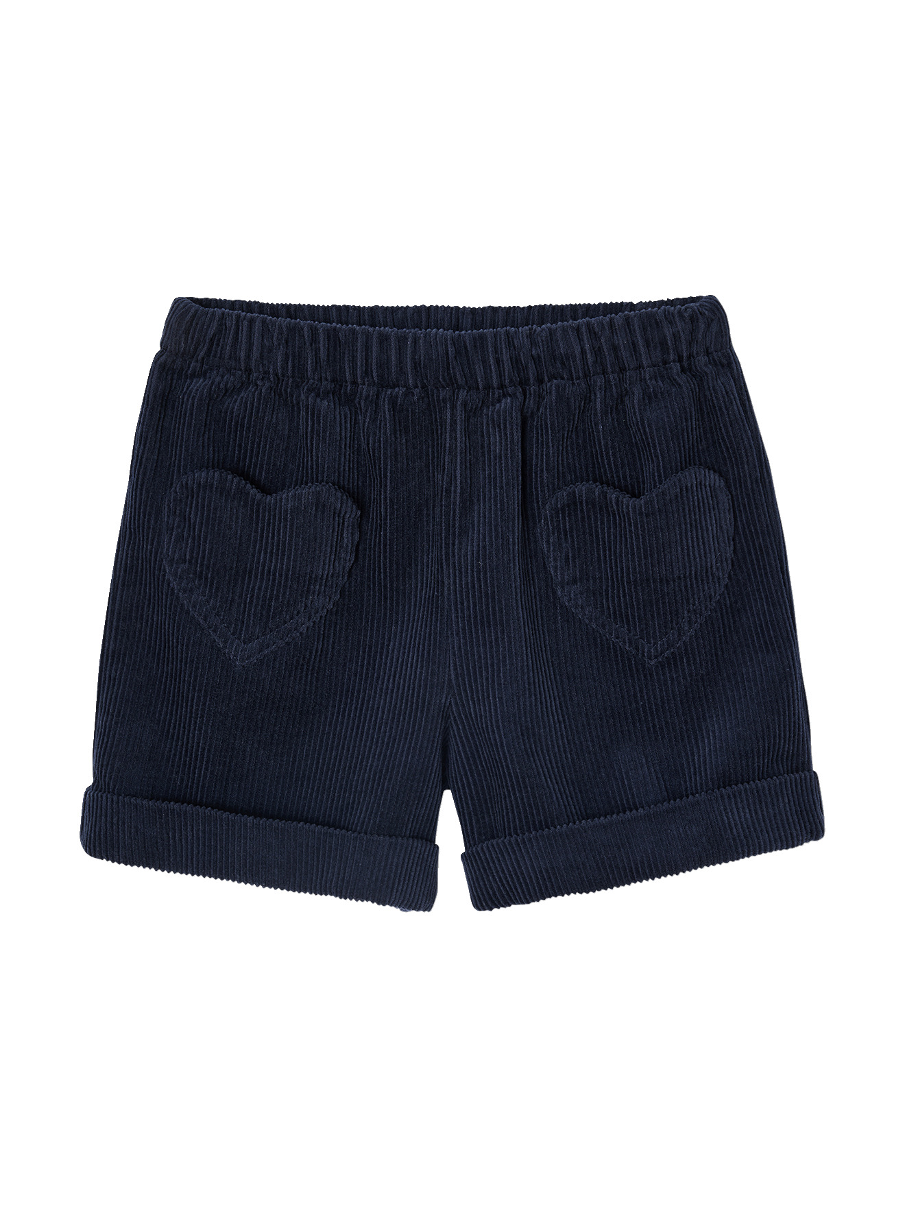 Short en velours poches coeur facile à enfiler, VERTBAUDET