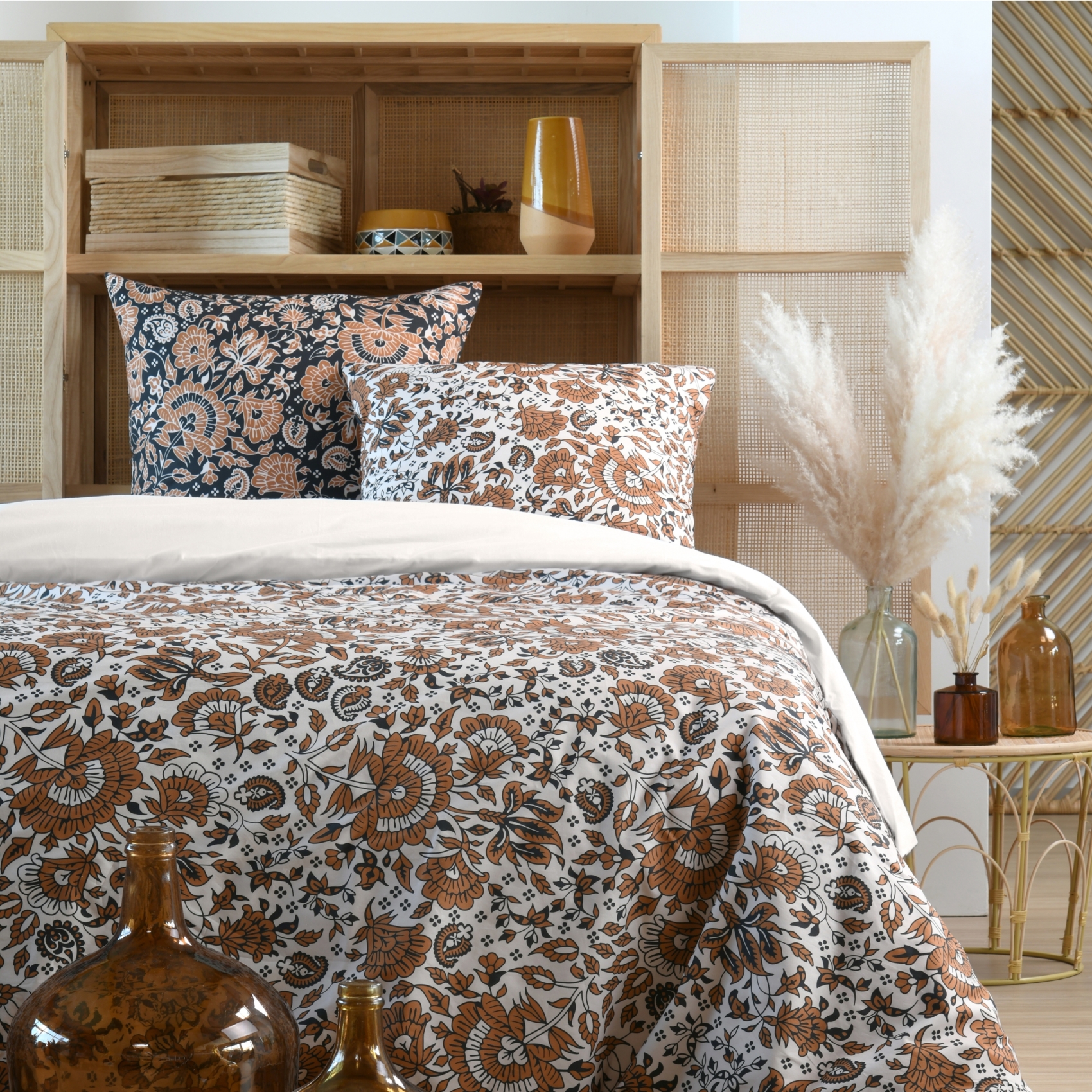 Parure de lit 240x220 cm motif perse, LOVELY CASA