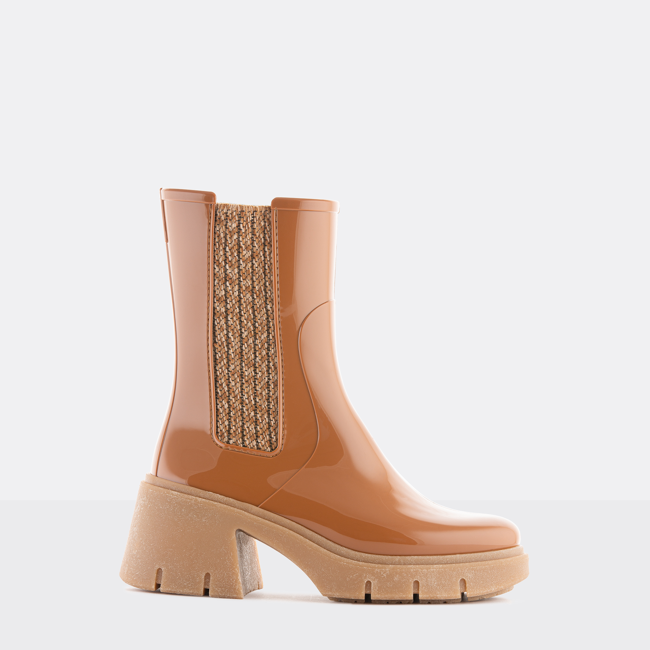 Boots avec élastique effet maille et talon NOEMI, LEMON JELLY