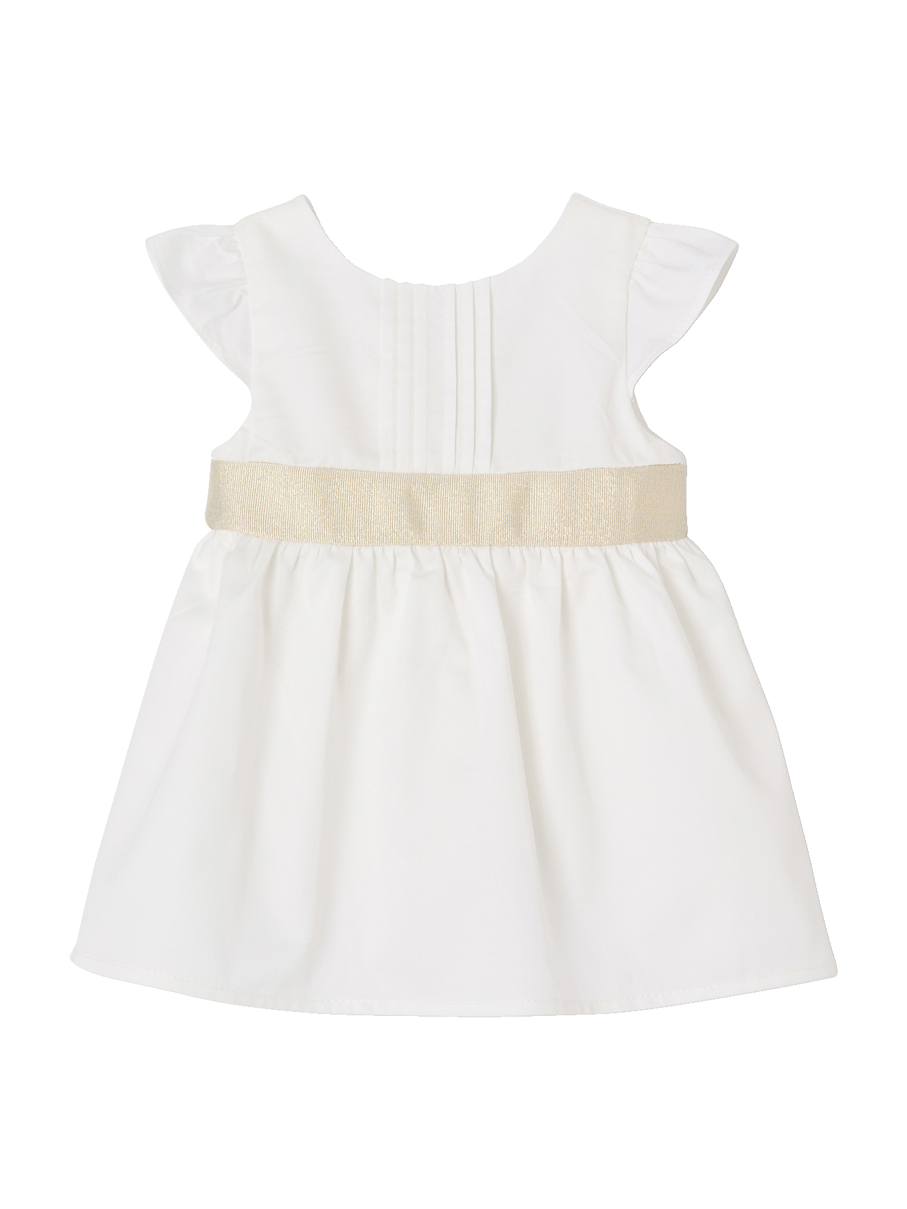 Robe cérémonie bébé ceinture nouée au dos, VERTBAUDET