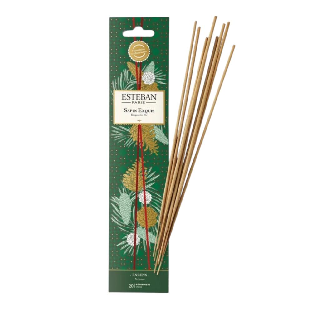 Parfum d'intérieur - Encens 20 bâtonnets Sapin exquis, ESTEBAN