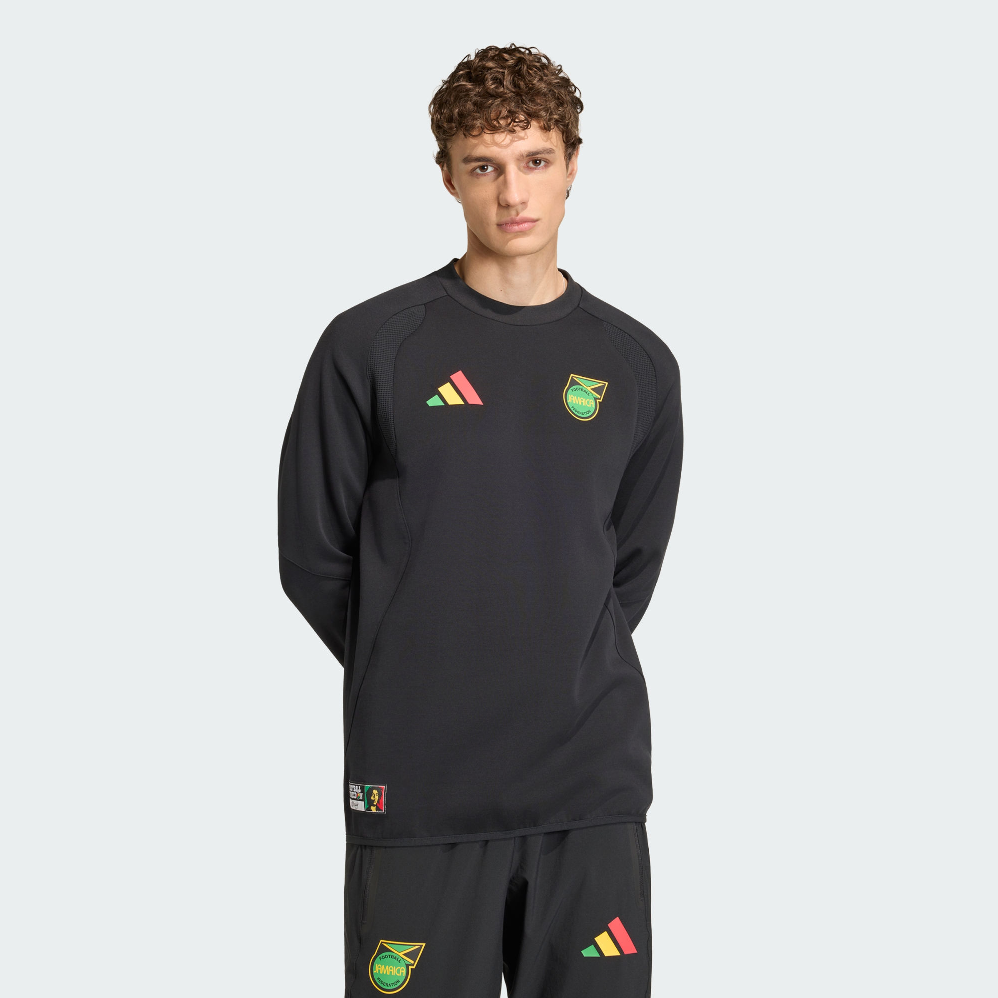 Sweat-Shirt Ras-Du-Cou Tiro Tech Jamaïque X Bob Marley, adidas Performance