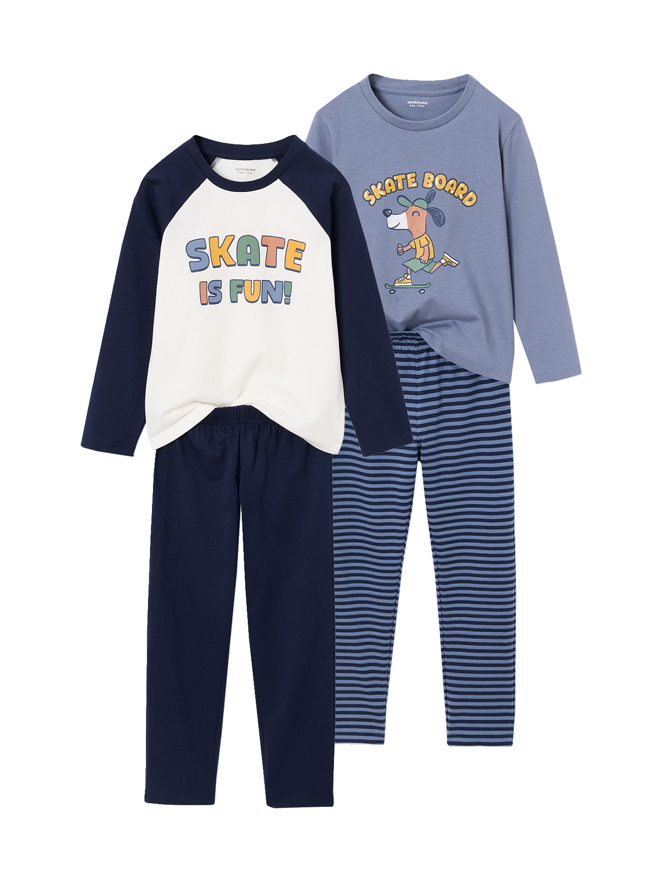 Lot de 2 pyjamas, VERTBAUDET