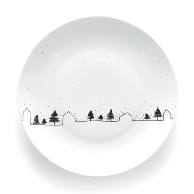 Set of 4 Miwin Winter Porcelain Plates LA REDOUTE INTERIEURS
