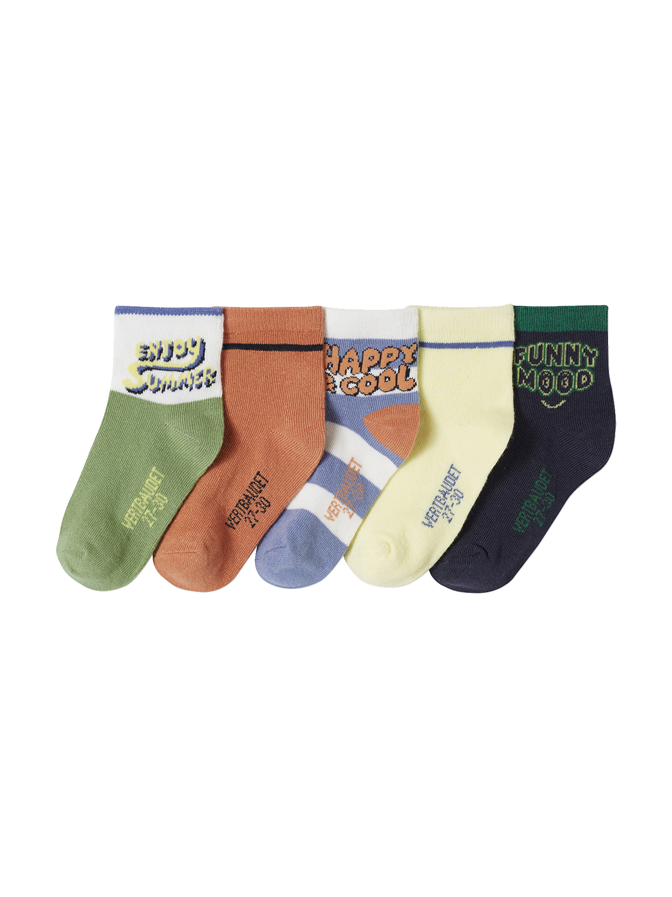 Lot de 5 paires de chaussettes, VERTBAUDET