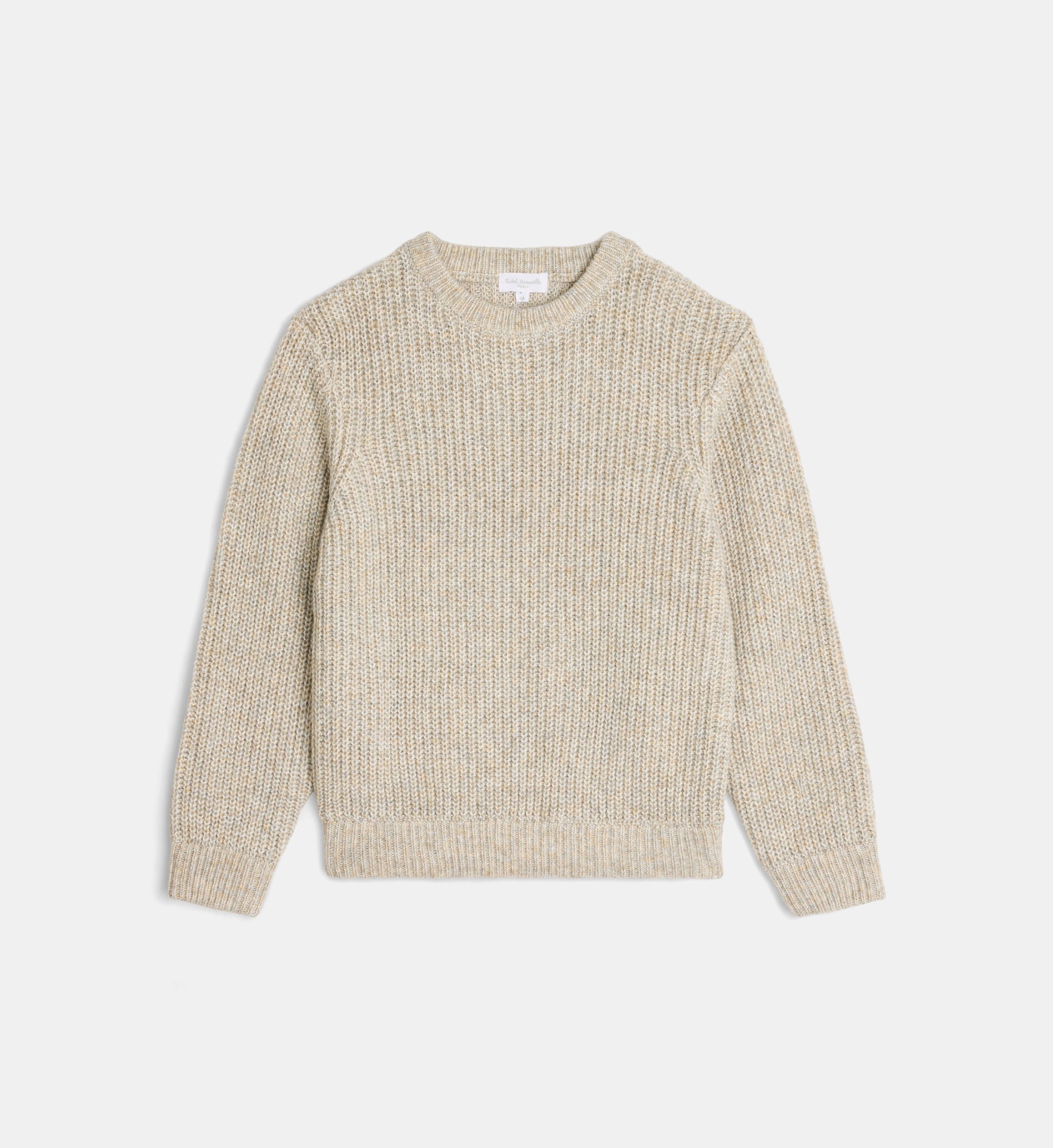 Pull droit tamalaga en maille de coton mélangé, CADET ROUSSELLE