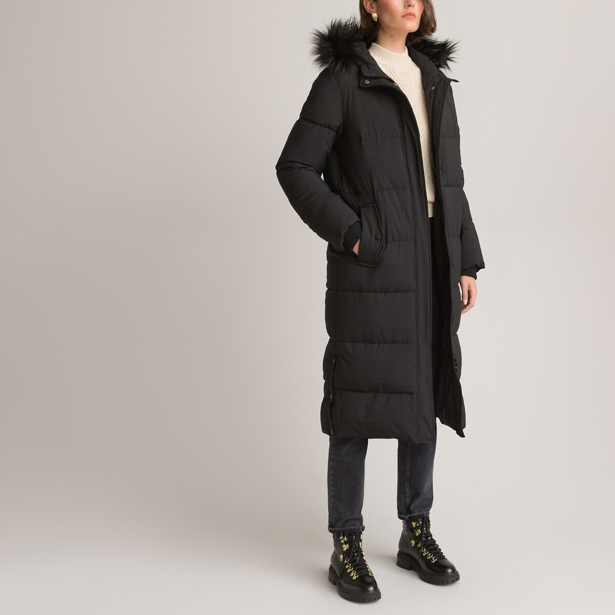 Parka doudoune femme capuche longue clearance