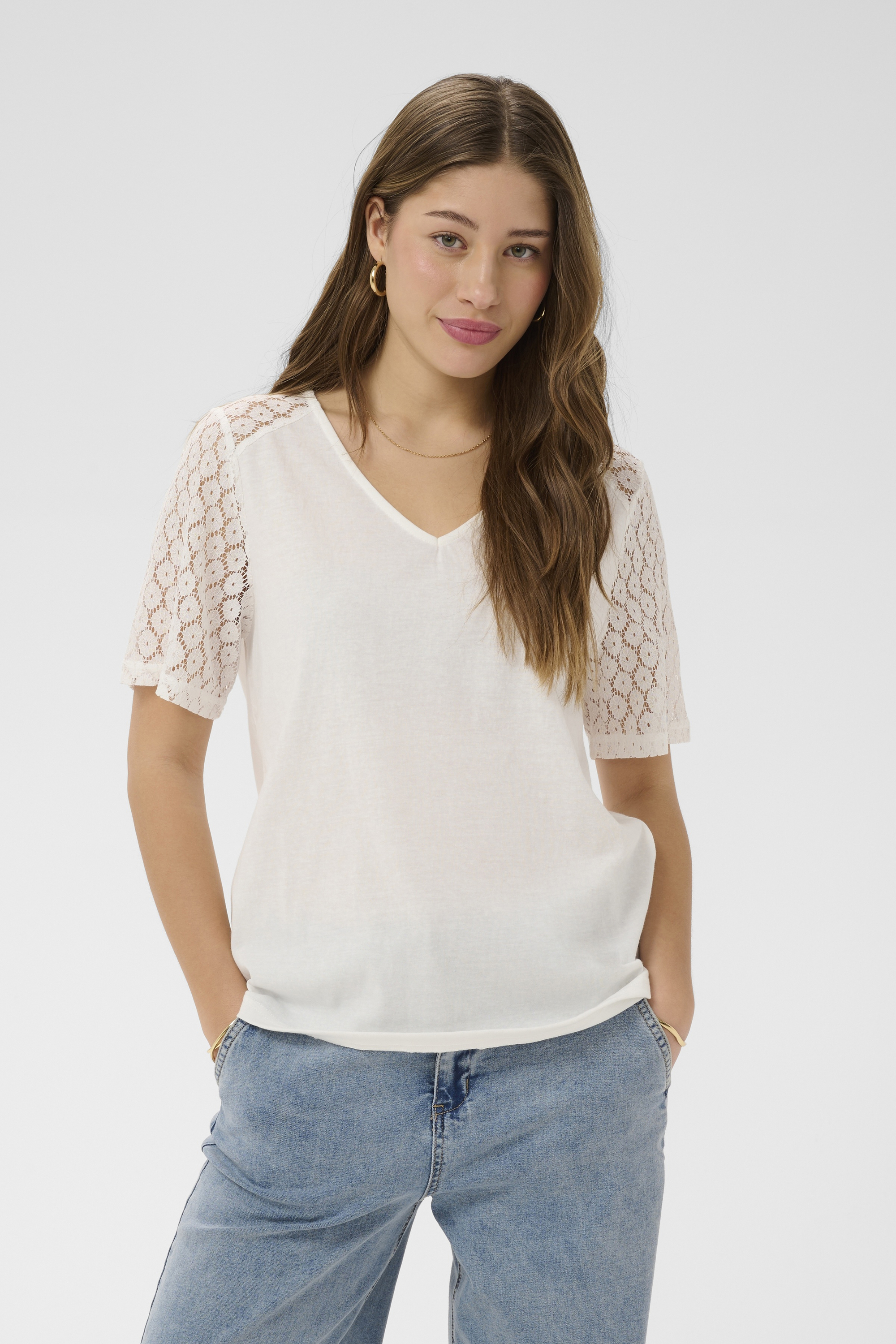 T-shirt à manches courtes, CREAM