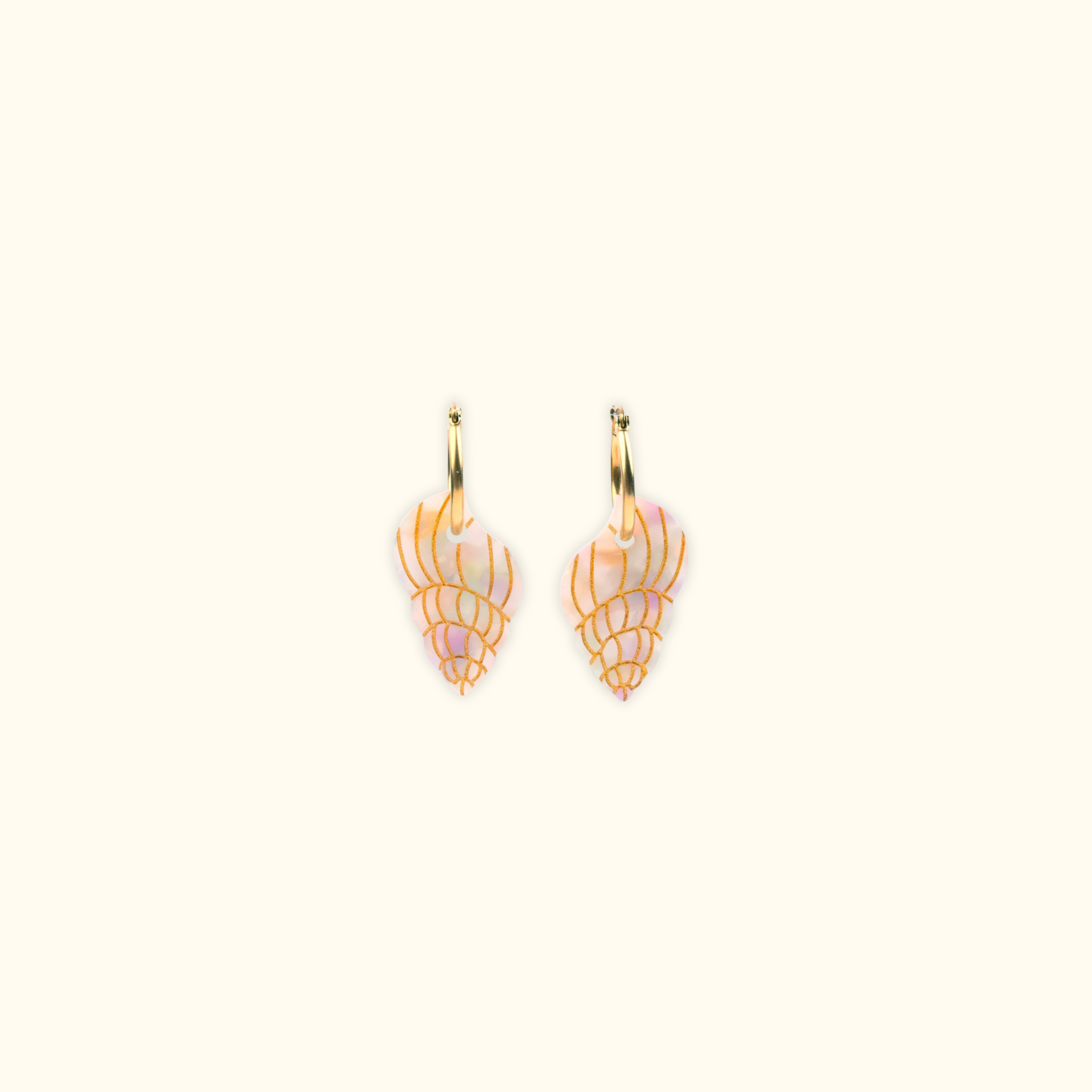 Boucles d'oreilles COQUILLAGE, COUCOU SUZETTE