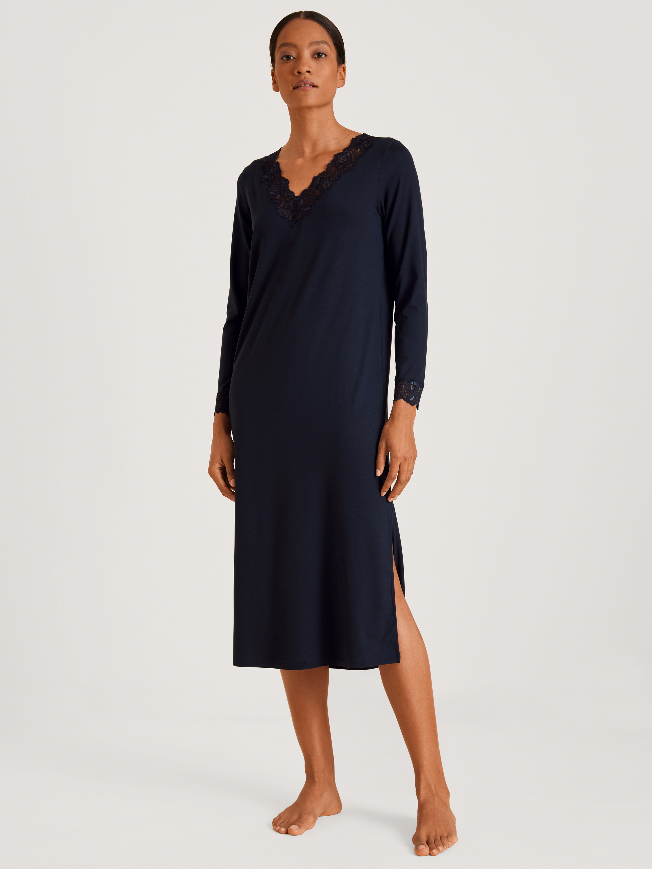 Chemise de nuit à manches longues manches longues Modal ELEGANT DREAMS, CALIDA