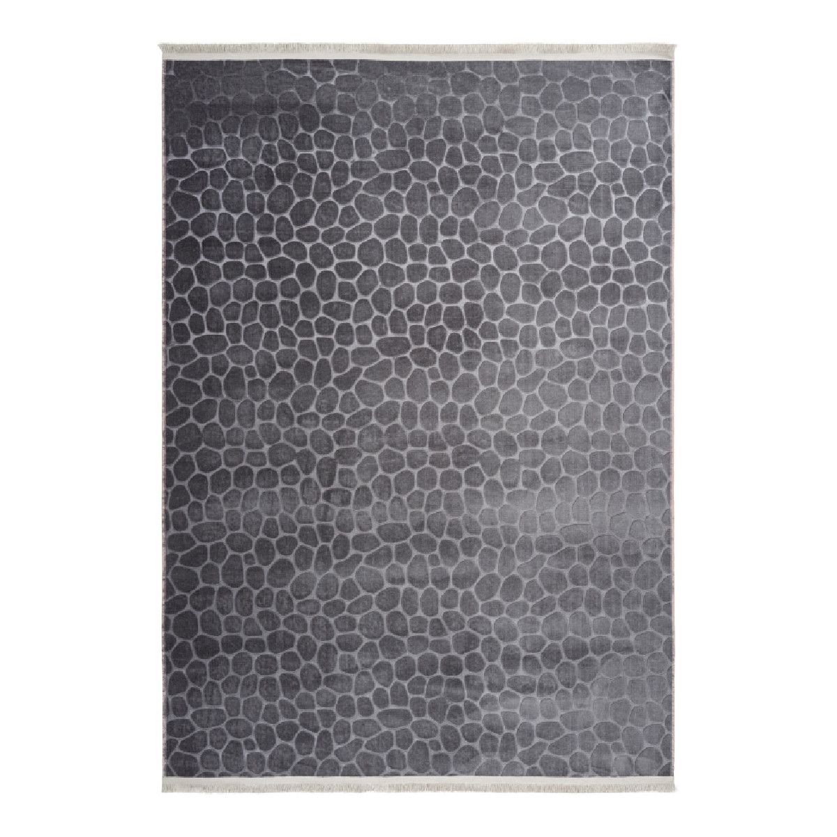 tapis contemporain avec franges lavable en machine greensboro