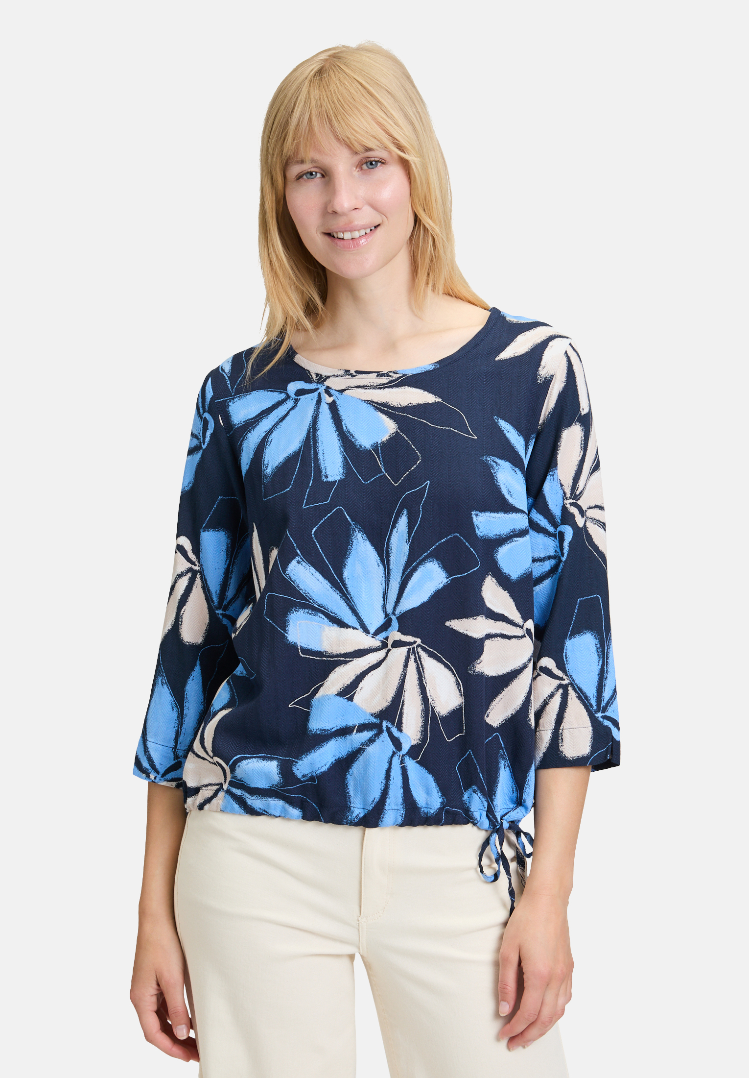 T-shirt façon blouse à imprimé, BETTY & CO