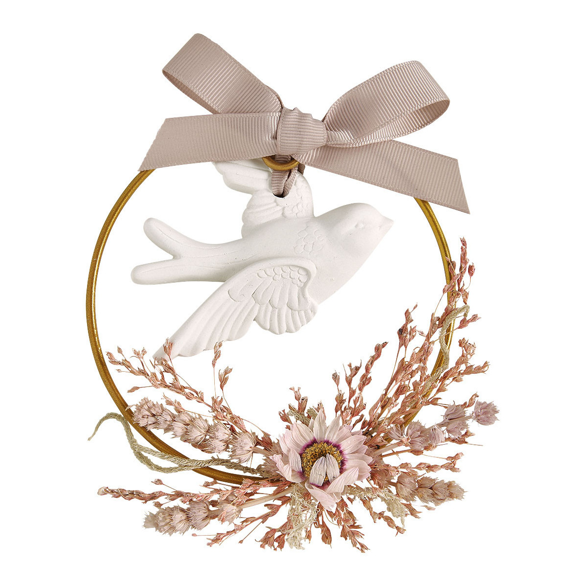 Couronne florale Colombe parfumée - Lavande, MATHILDE M