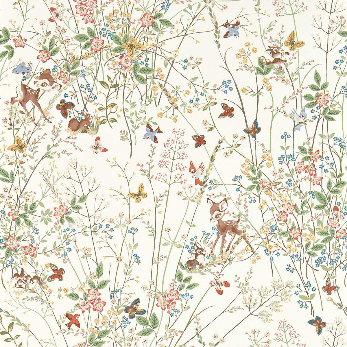 Bambi Sugared Almonds Wallpaper, SANDERSON X DISNEY