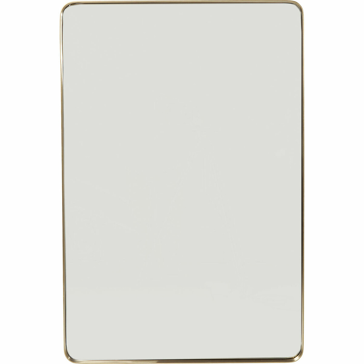 Miroir Curve rectangulaire laiton 80x120cm, KARE DESIGN