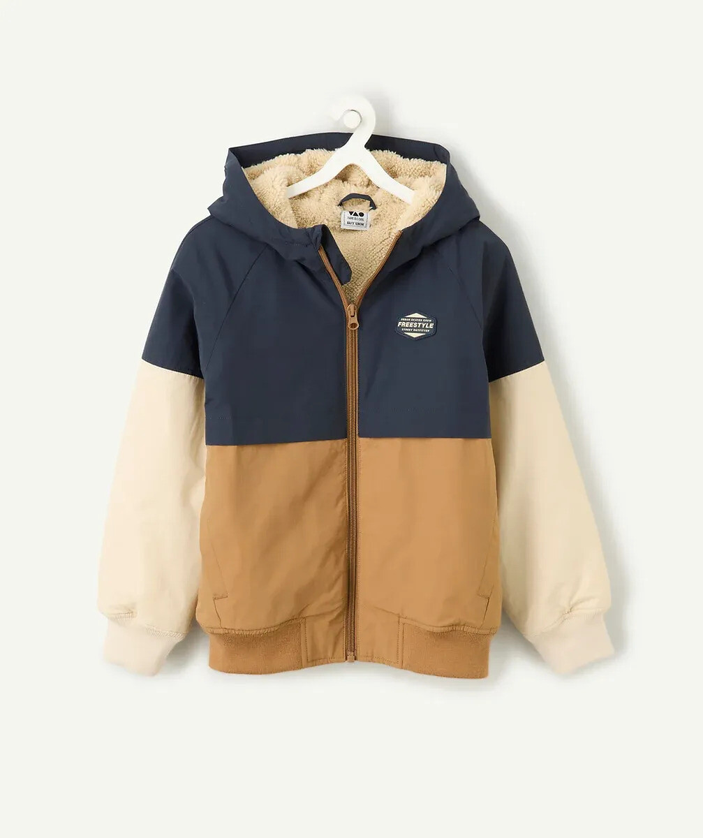 Fleece-Lined Jacket, TAPE A L'OEIL