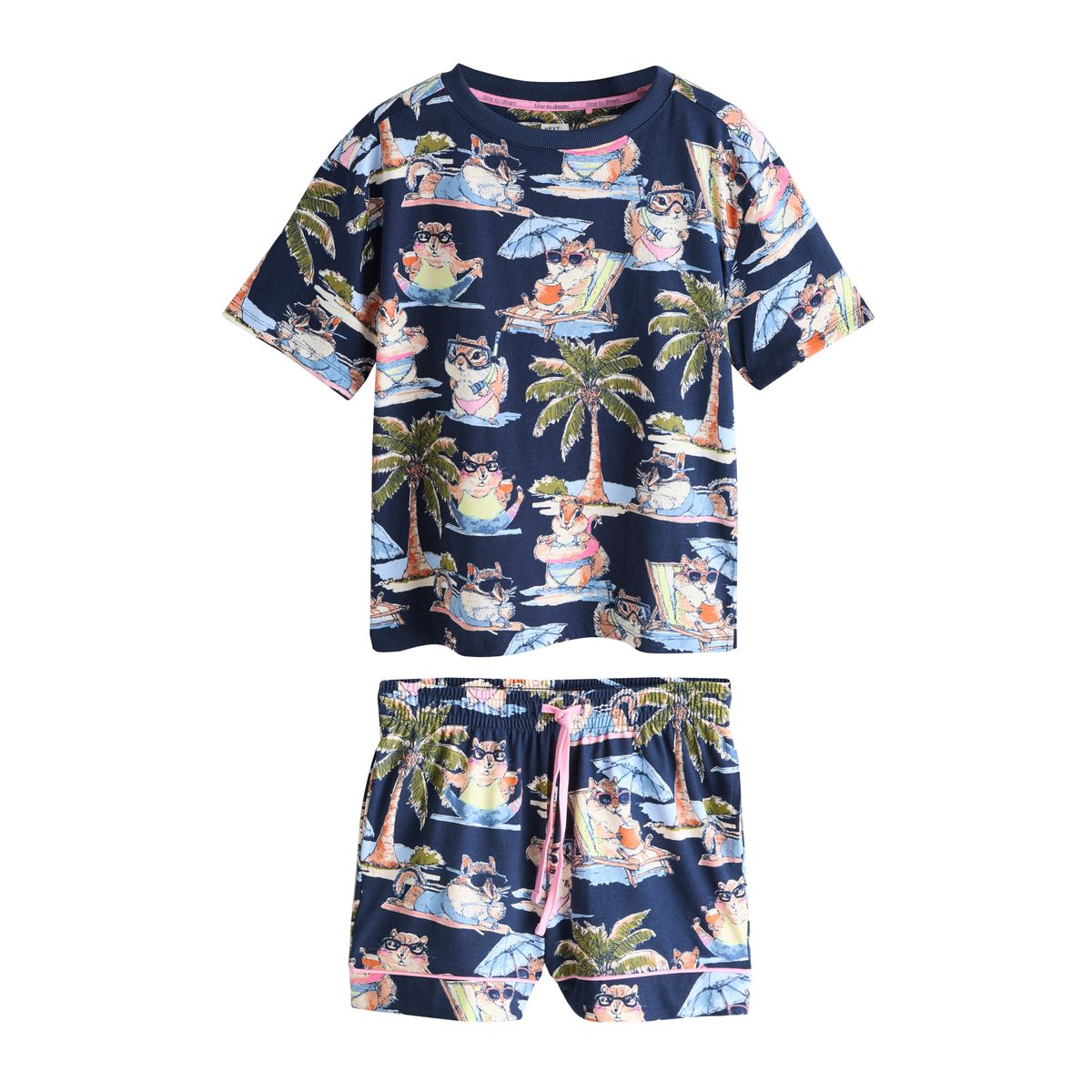Pyjama short en coton, NEXT